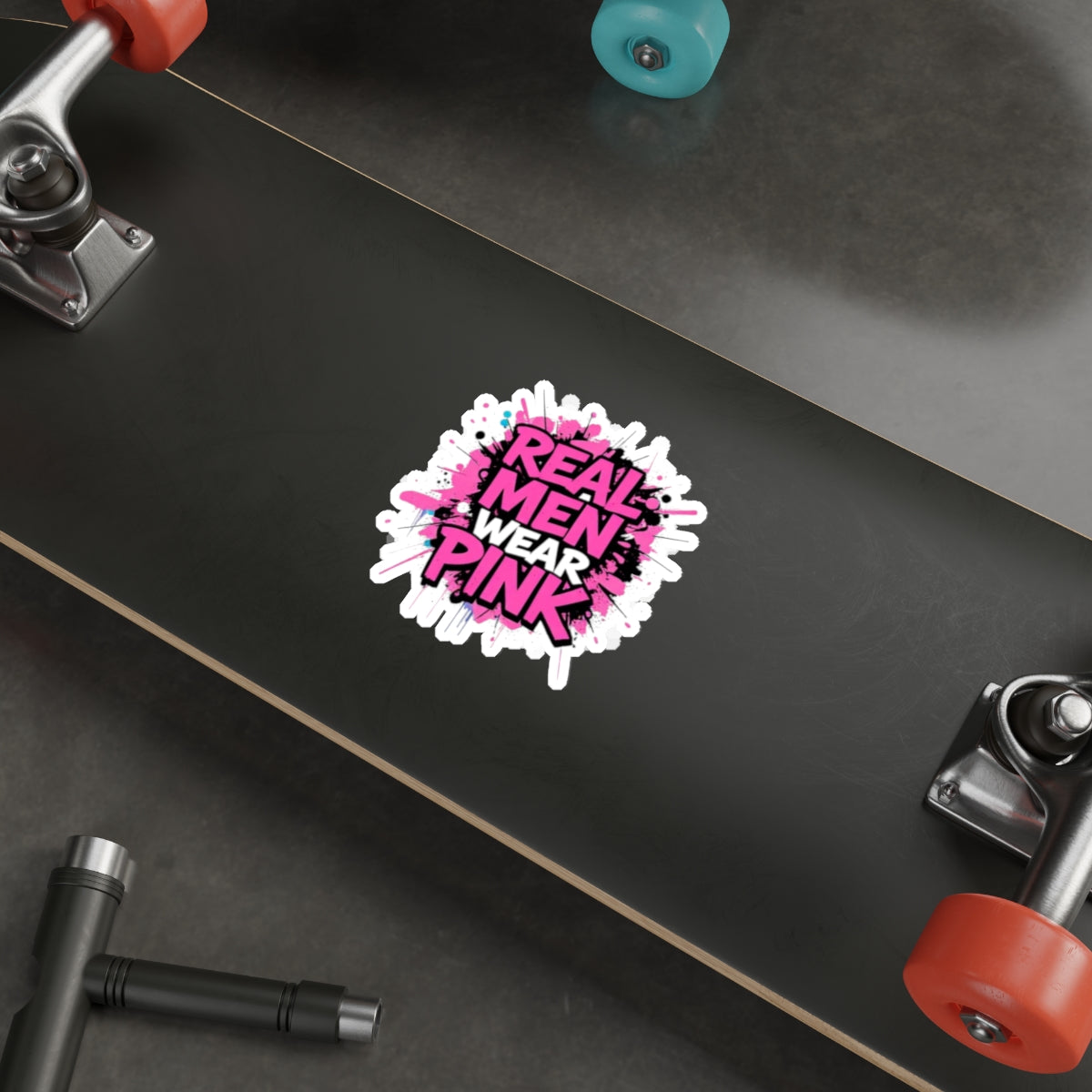 Die-Cut Stickers - Real Men Wear Pink - EqualiTees.Me