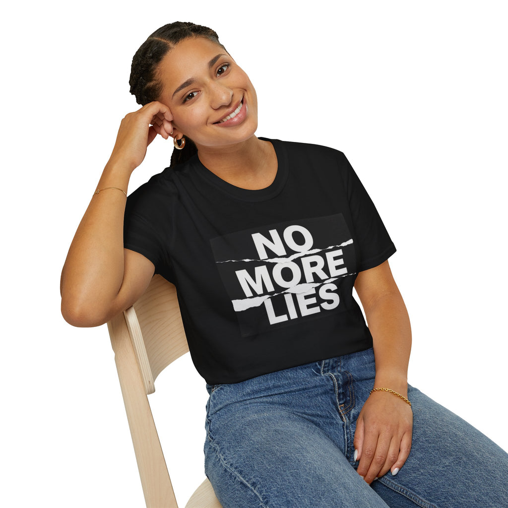 No More Lies T-Shirt — Bold Protest Graphic Tee