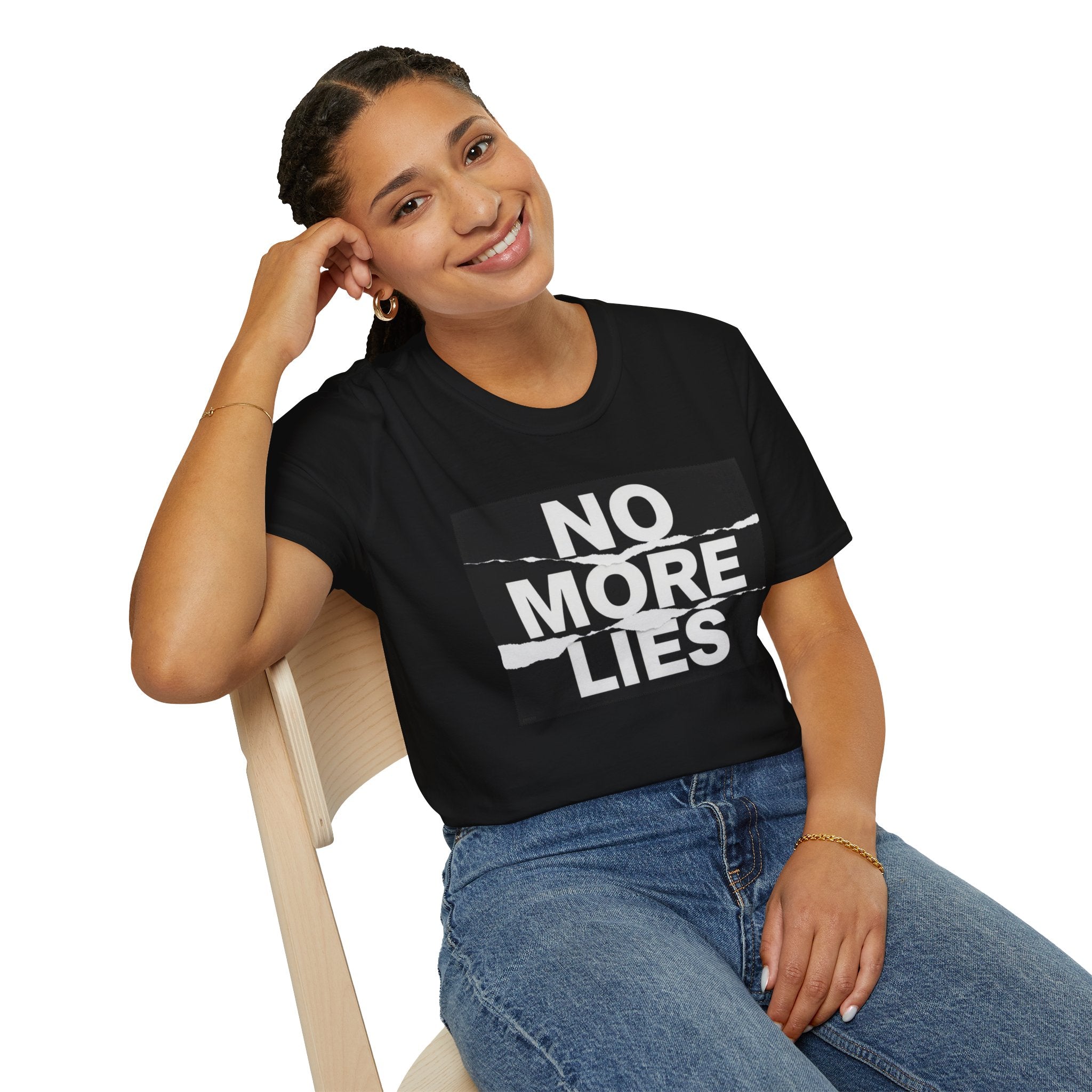 No More Lies T-Shirt — Bold Protest Graphic Tee