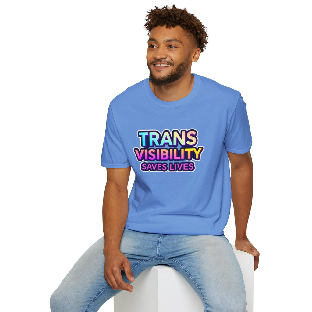 Trans Visibility Saves Lives Statement T-shirt