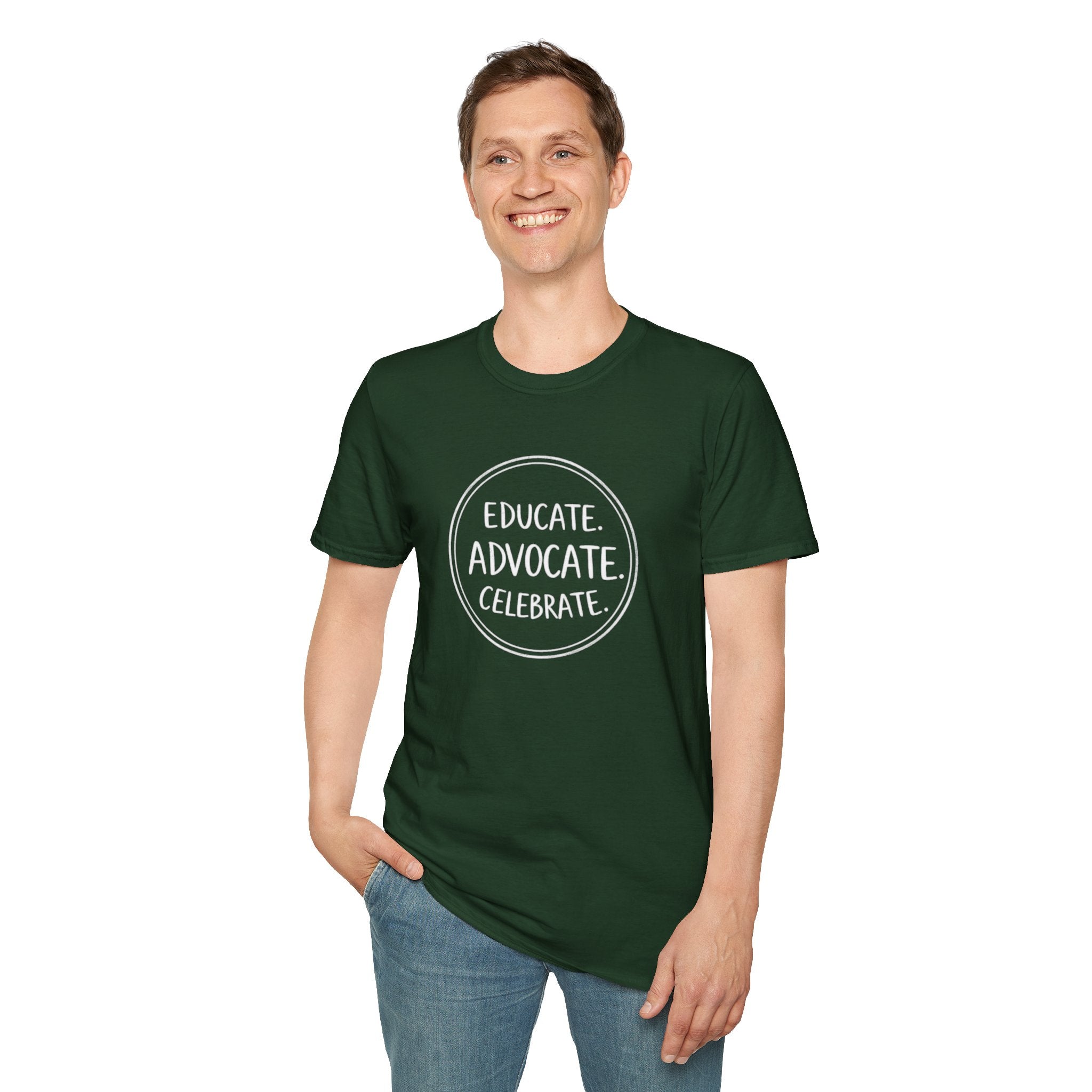 Subtle Pride Educate Advocate Celebrate