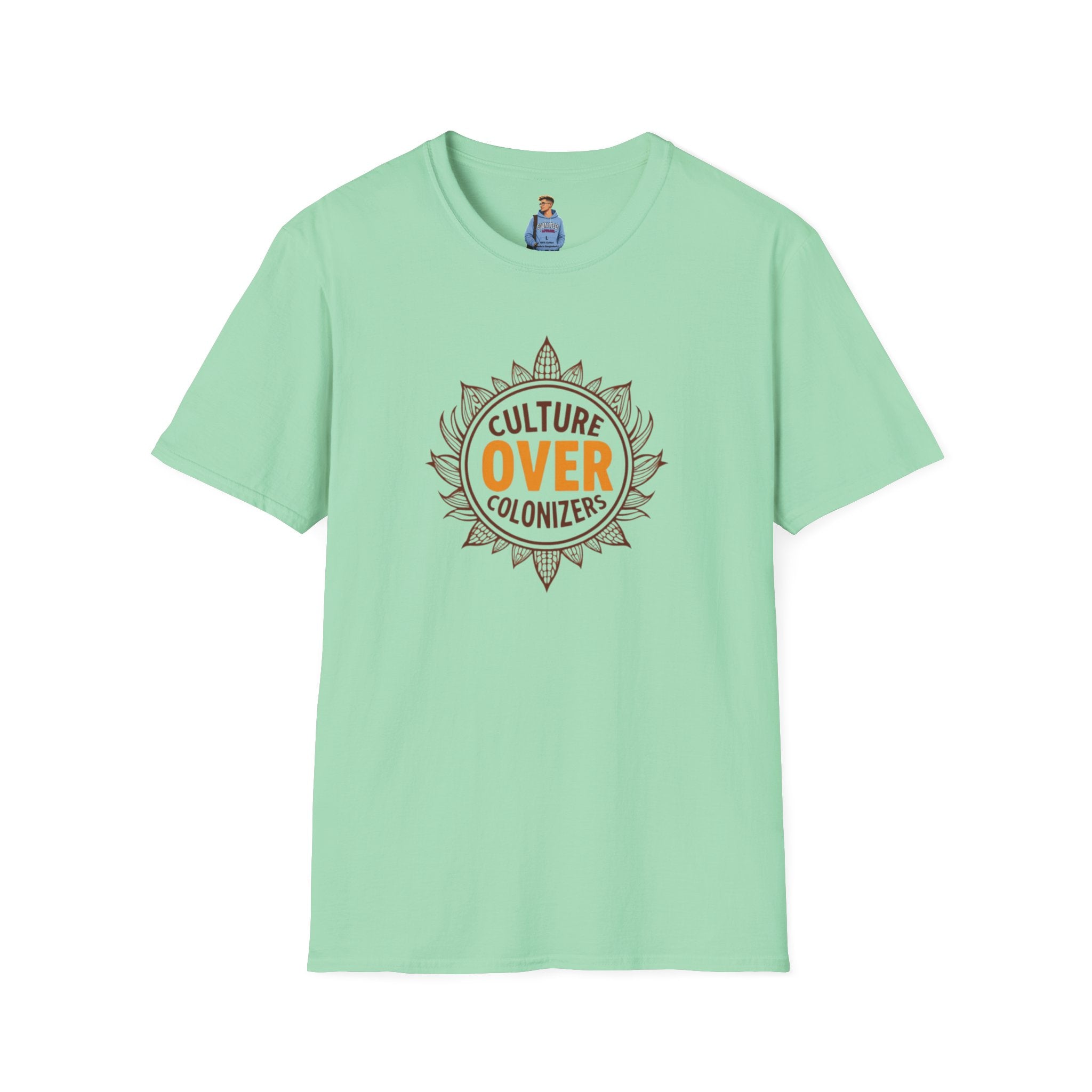 Culture Over Colonizers Unisex Softstyle T-Shirt