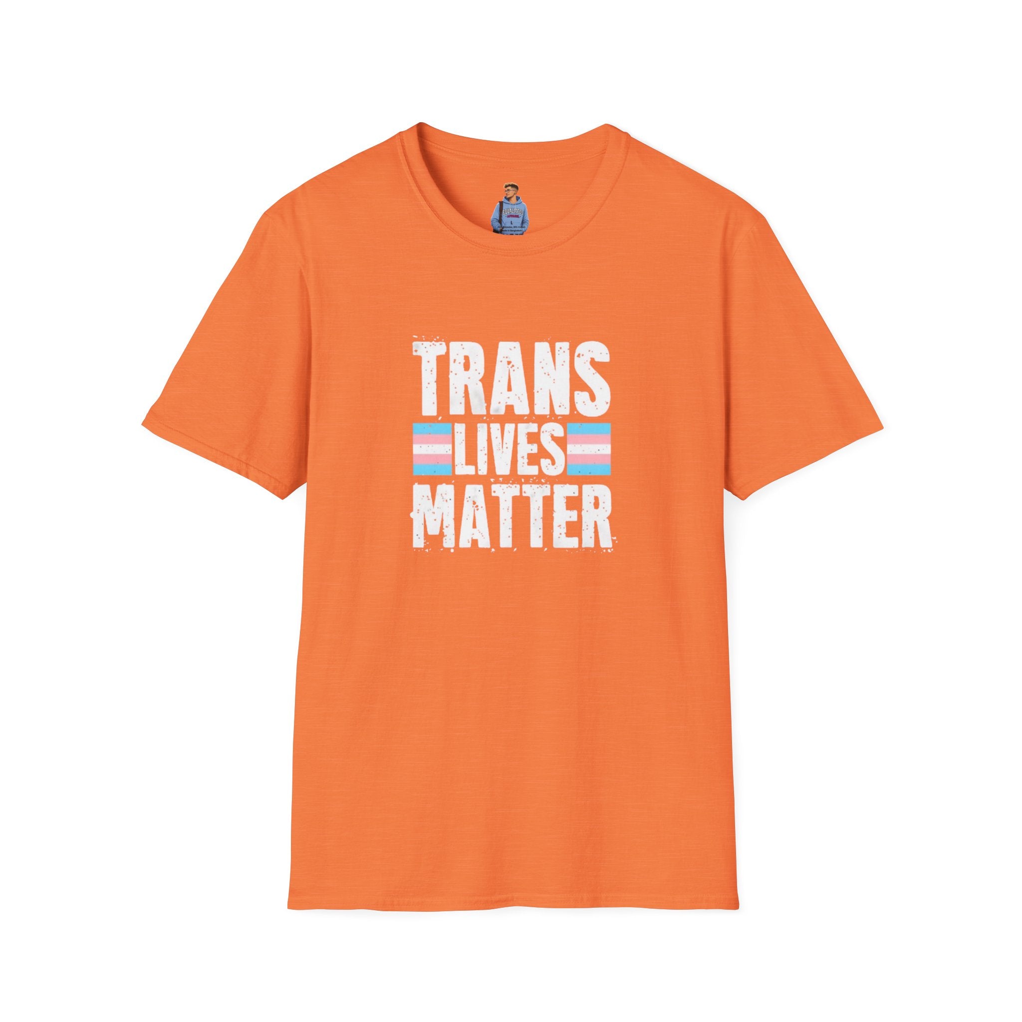 Camiseta unisex de estilo suave Trans Lives Matter: apoya los derechos LGBTQ+