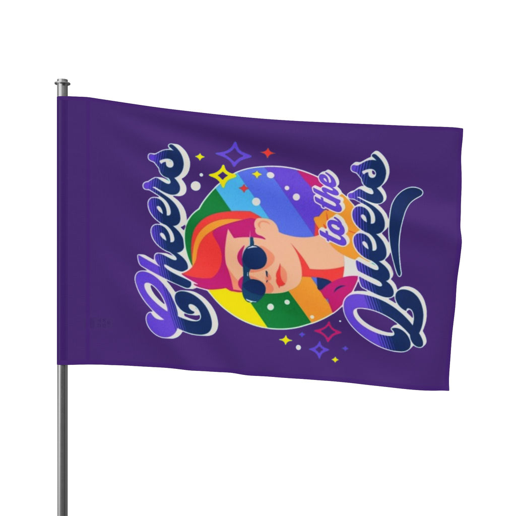 Cheers to the Queers Pride Flag - EqualiTees.Me