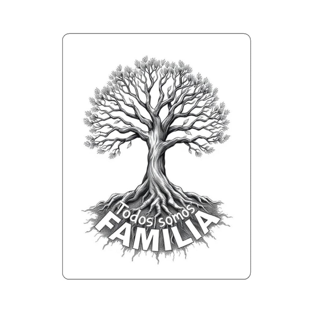 Die-Cut Stickers - Todos Somos Familia-We Are All Family - EqualiTees.Me