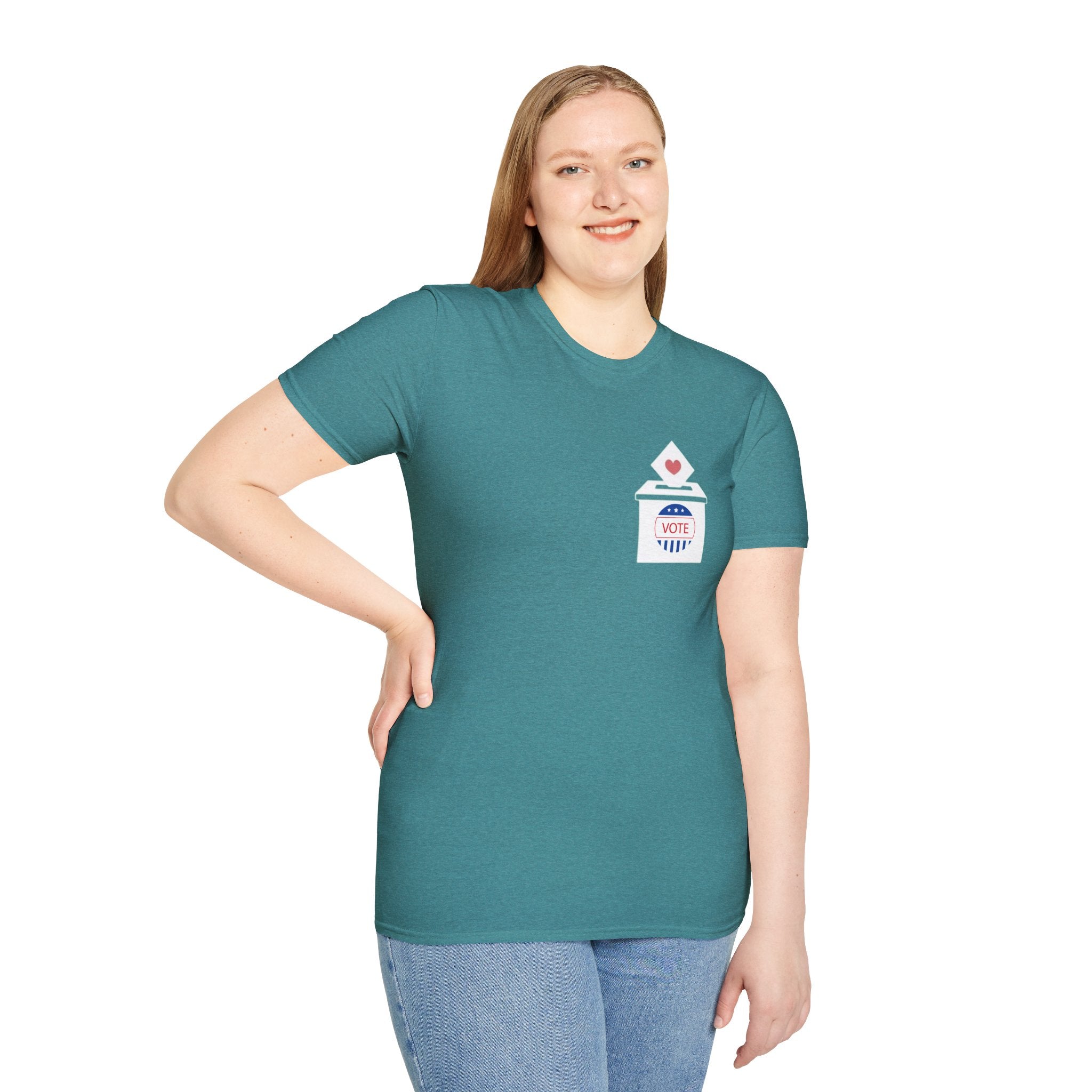Vote with Your Heart Unisex Softstyle T-Shirt