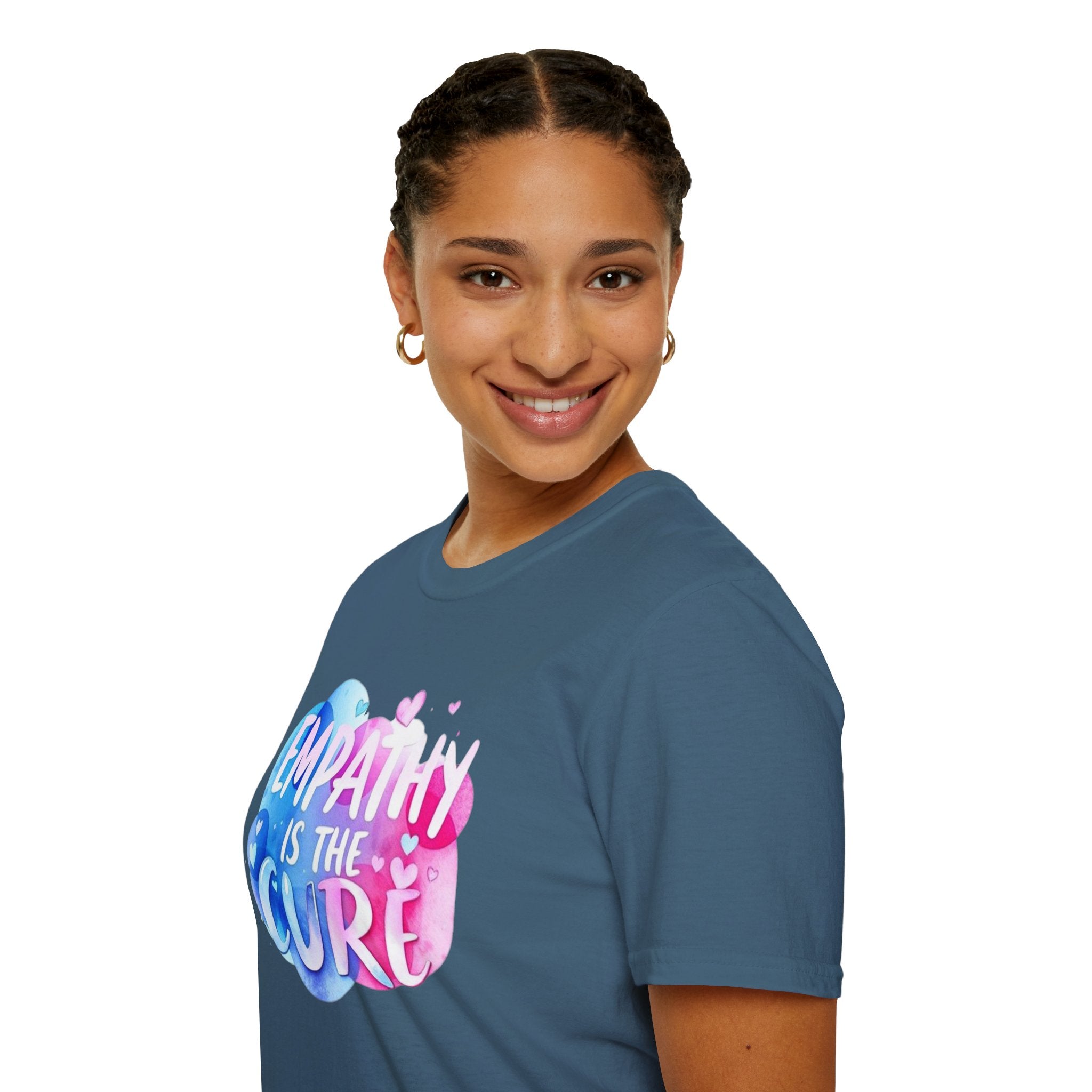 Empathy is the Cure Unisex Softstyle T-Shirt - Comfortable and Inspirational Tee for Everyday Wear