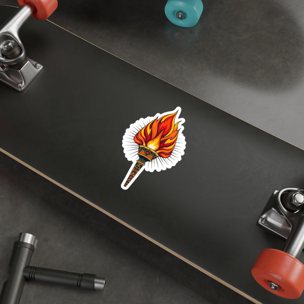 Die-Cut Stickers - Torch of Enlightenment - EqualiTees.Me