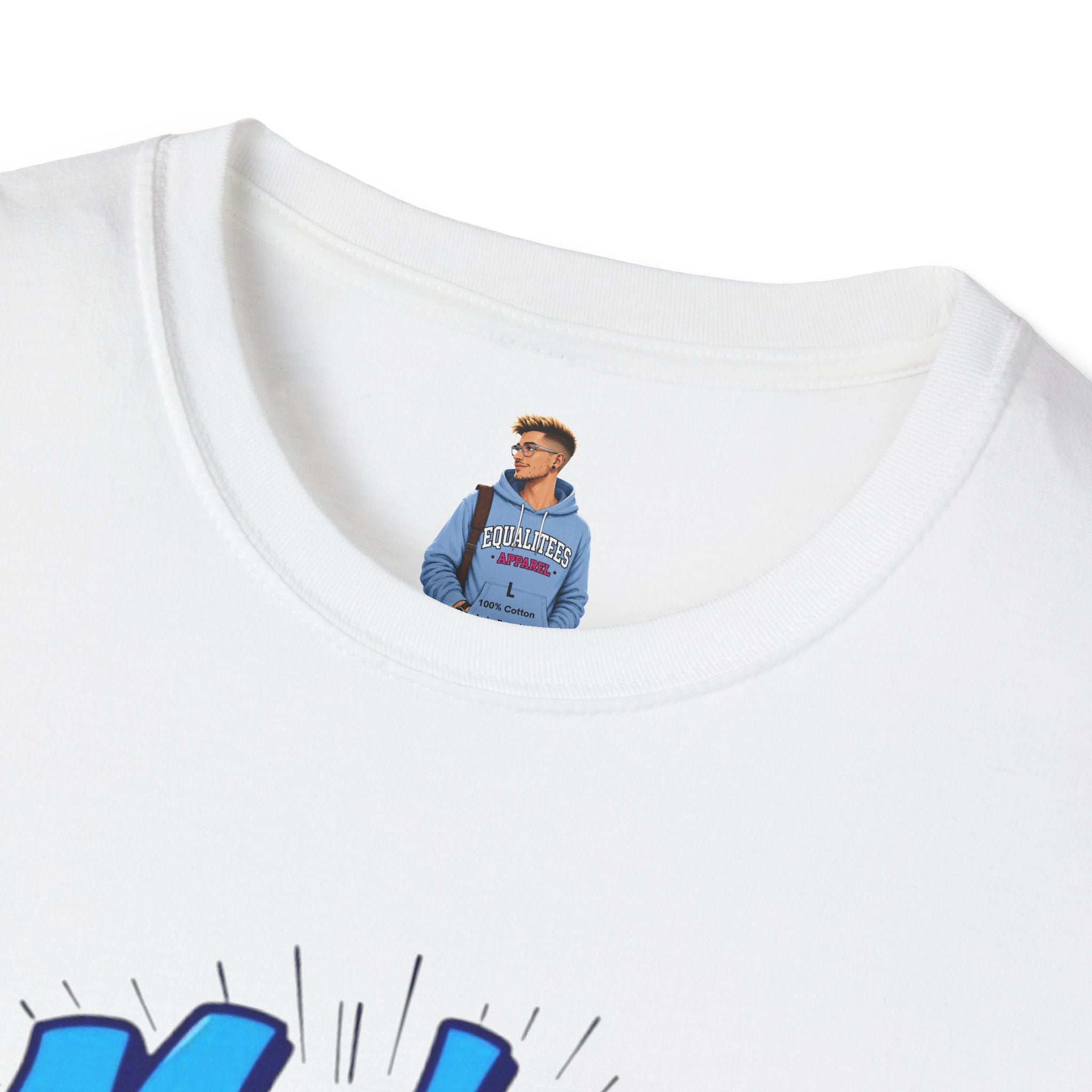 Make Good Trouble Blue Graphic Unisex T-Shirt - Fun & Bold Design for Everyday Wear