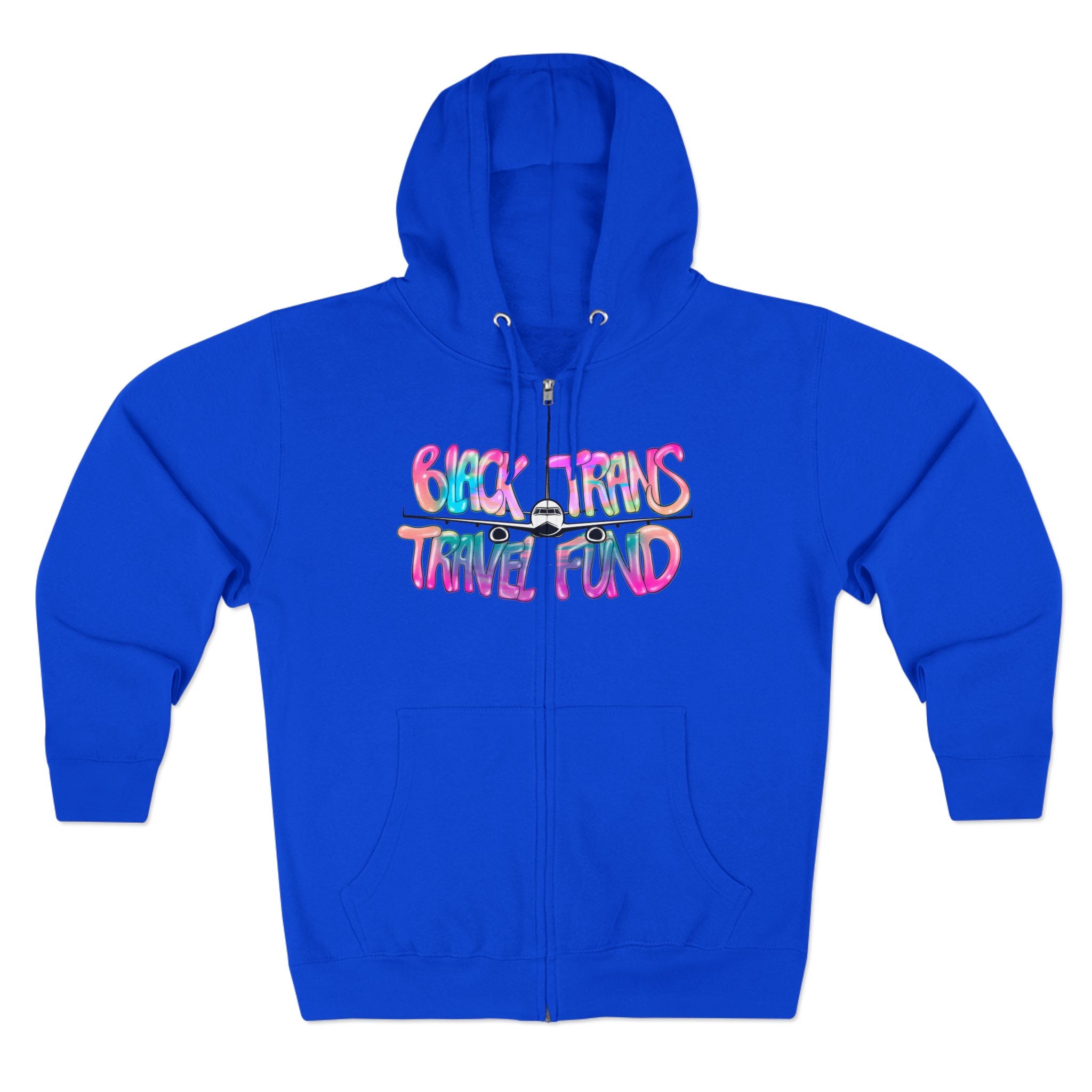 BTTF - Black Trans Travel Fund Unisex Zip-Up Hoodie