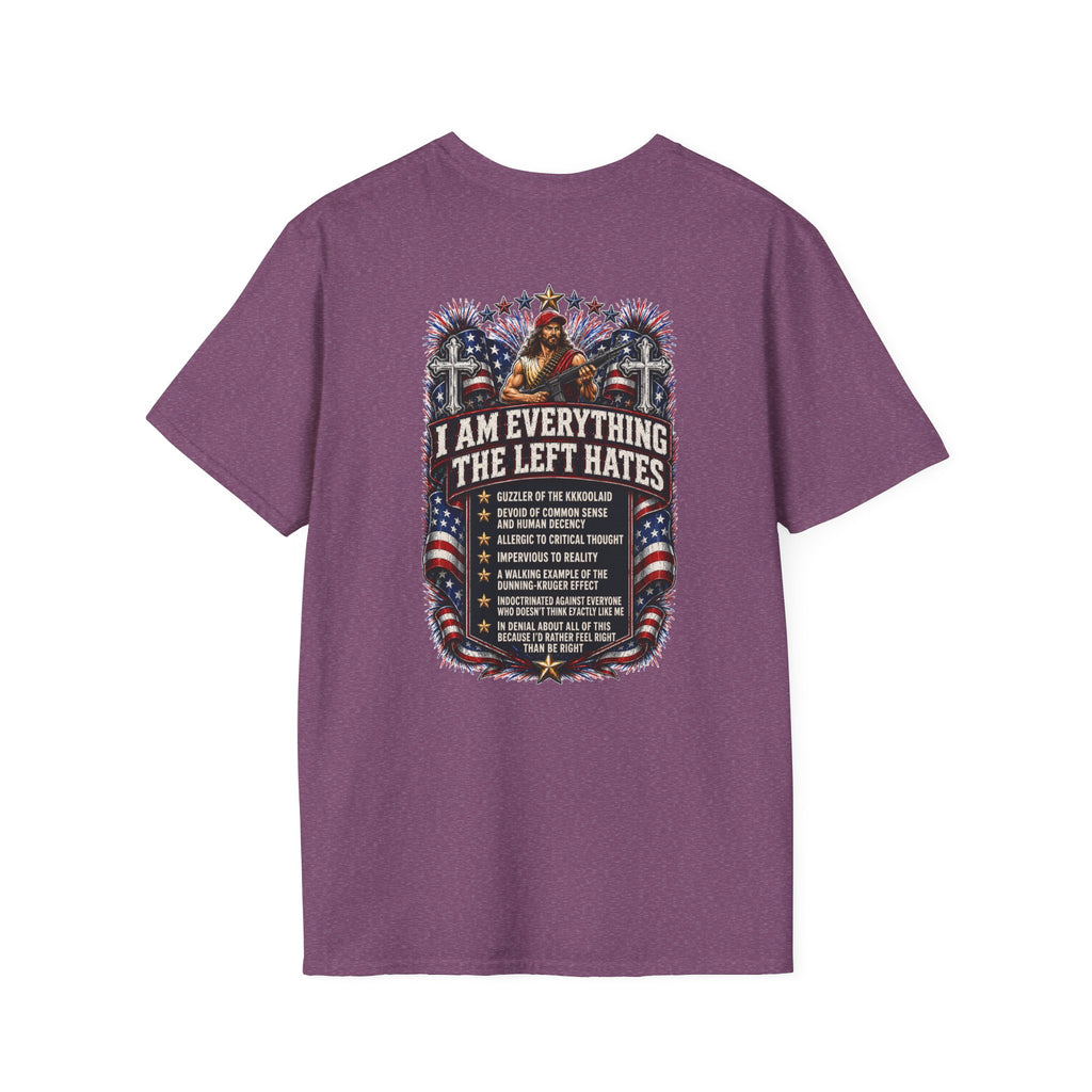 Star Spangled Awesome Graphic Tee ("Proud to Be Delusional Bootlicking Nazi Trash")