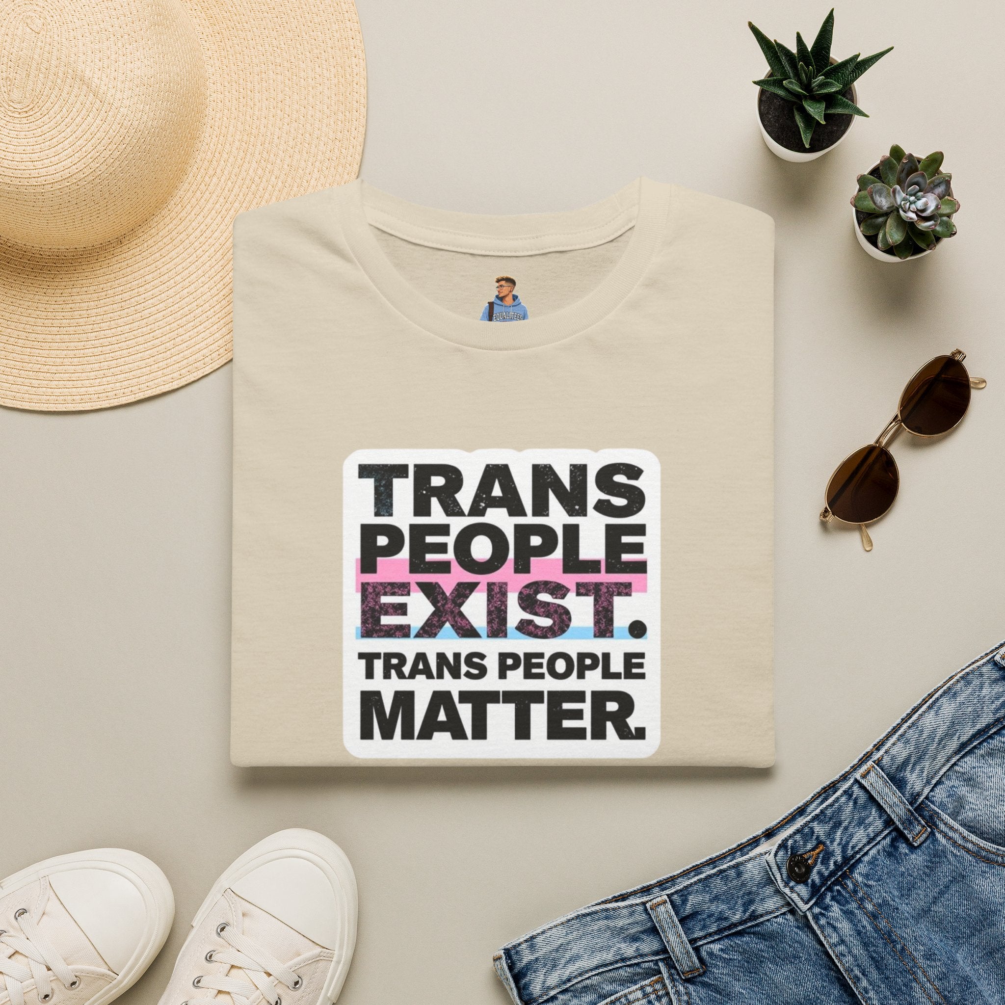 Trans People Exist T-Shirt