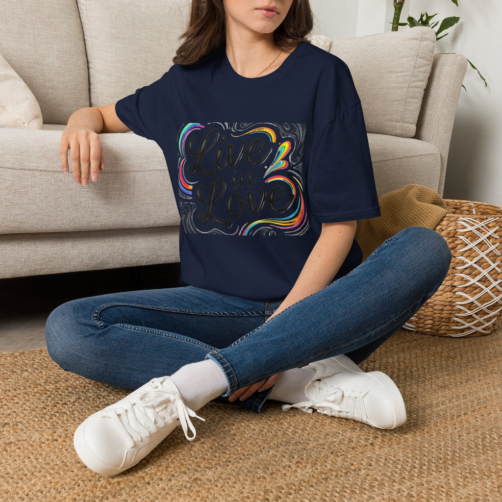 Live in Love Inspirational T-Shirt