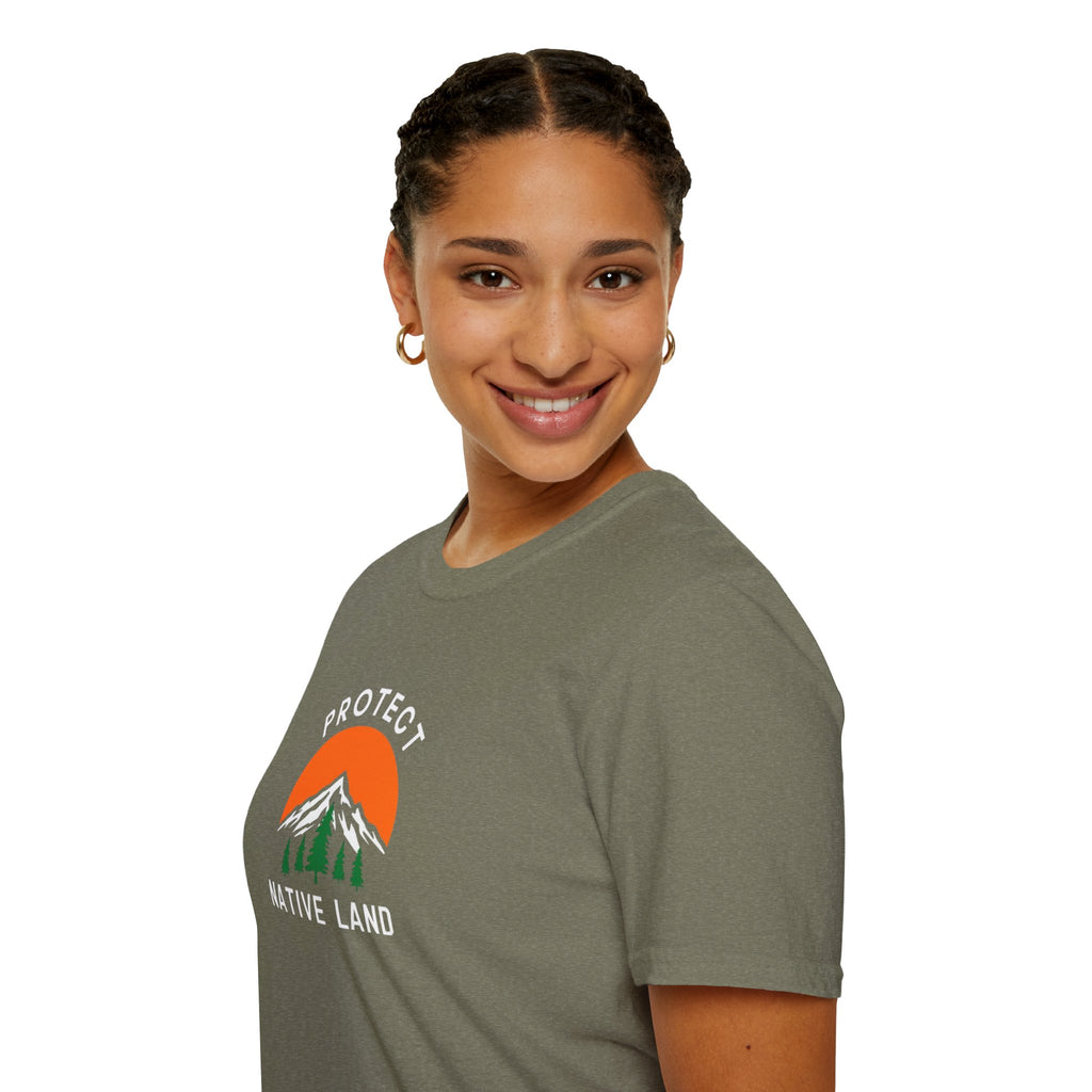 Protect Native Land Softstyle Unisex T-shirt