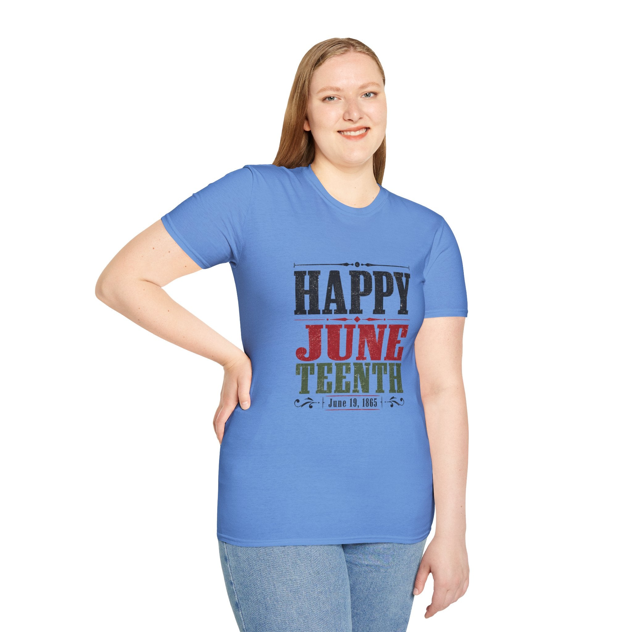 Juneteenth T-Shirt — "Happy Juneteenth" Celebration Tee