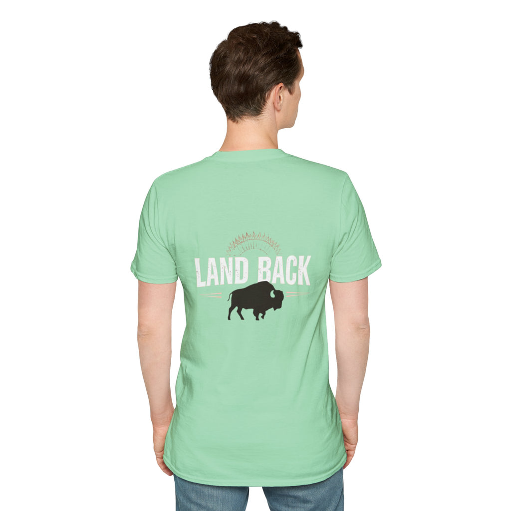 'Land Back' Unisex Softstyle T-shirt