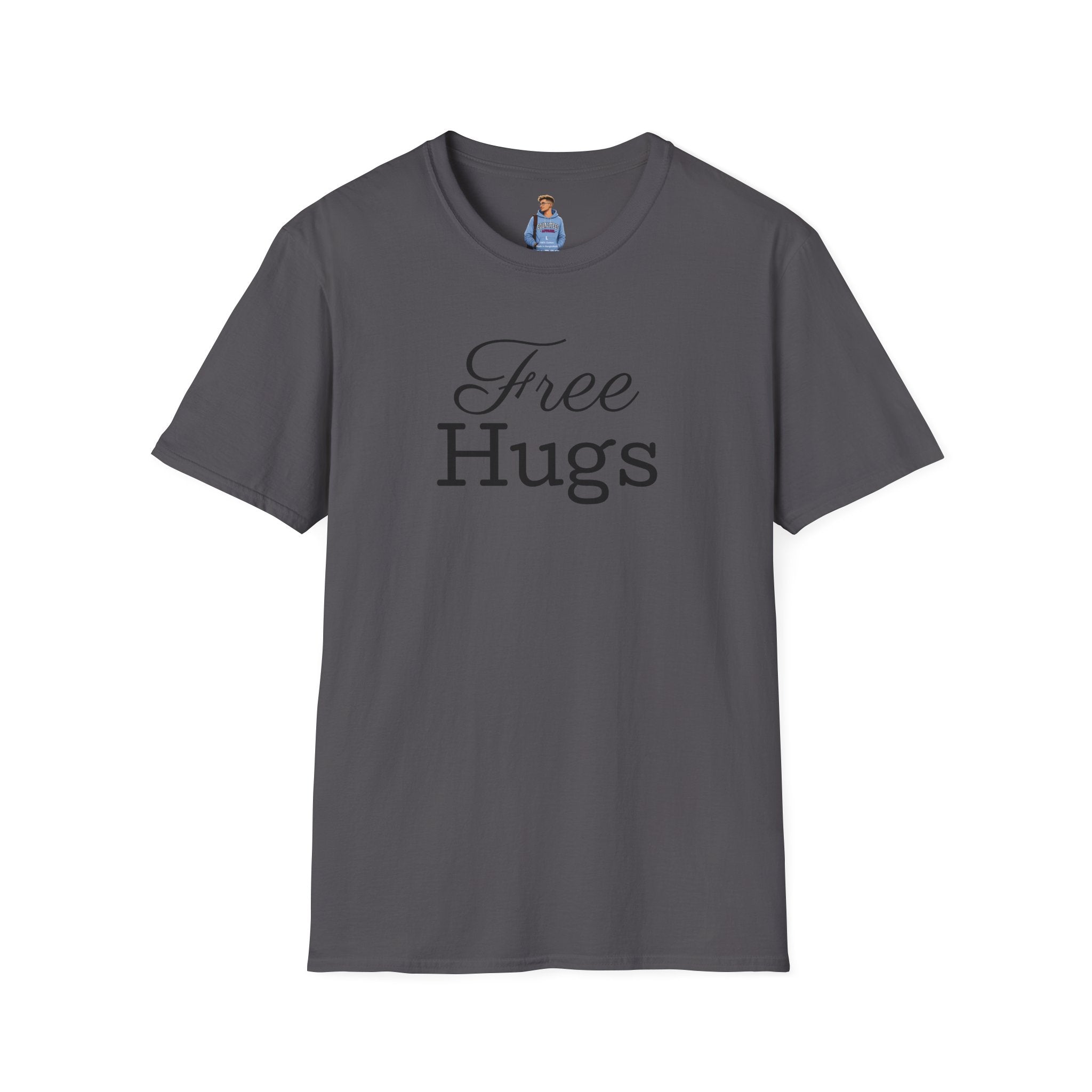 Camiseta unisex de estilo suave con mensaje de apoyo emocional
