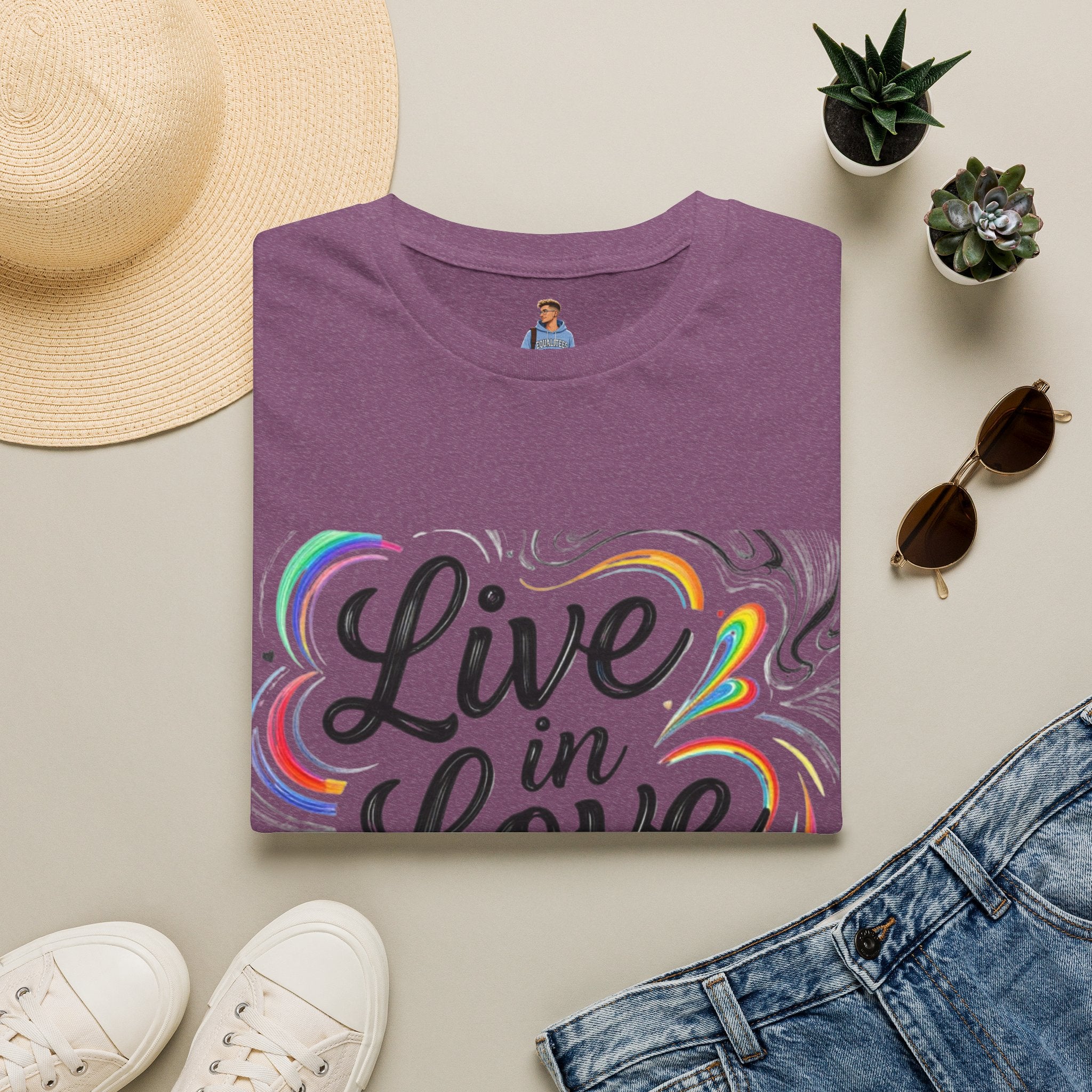 Live in Love Inspirational T-Shirt