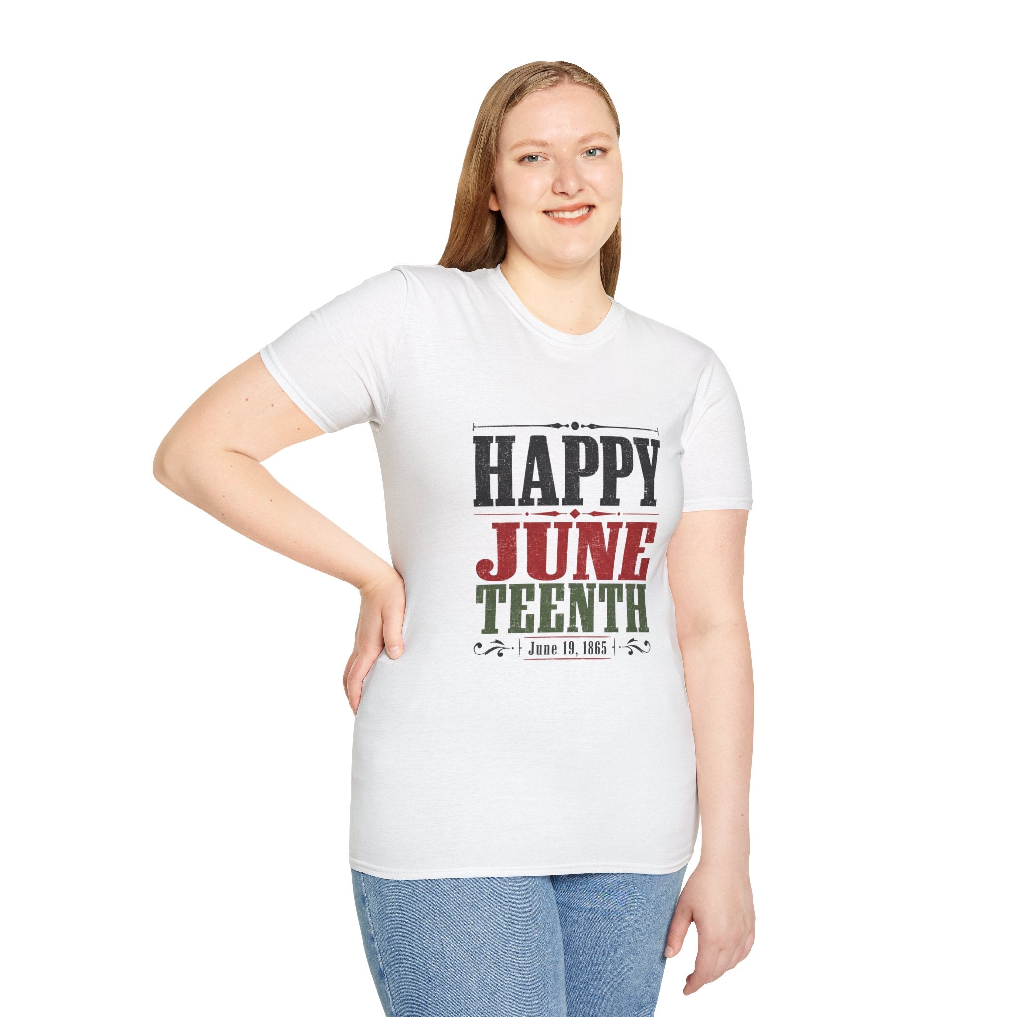 Juneteenth T-Shirt — "Happy Juneteenth" Celebration Tee