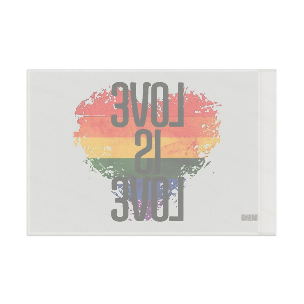 Love is Love Pride Flag - Aesthetic LGBTQ+ Banner for Celebration & Home Decor - EqualiTees.Me