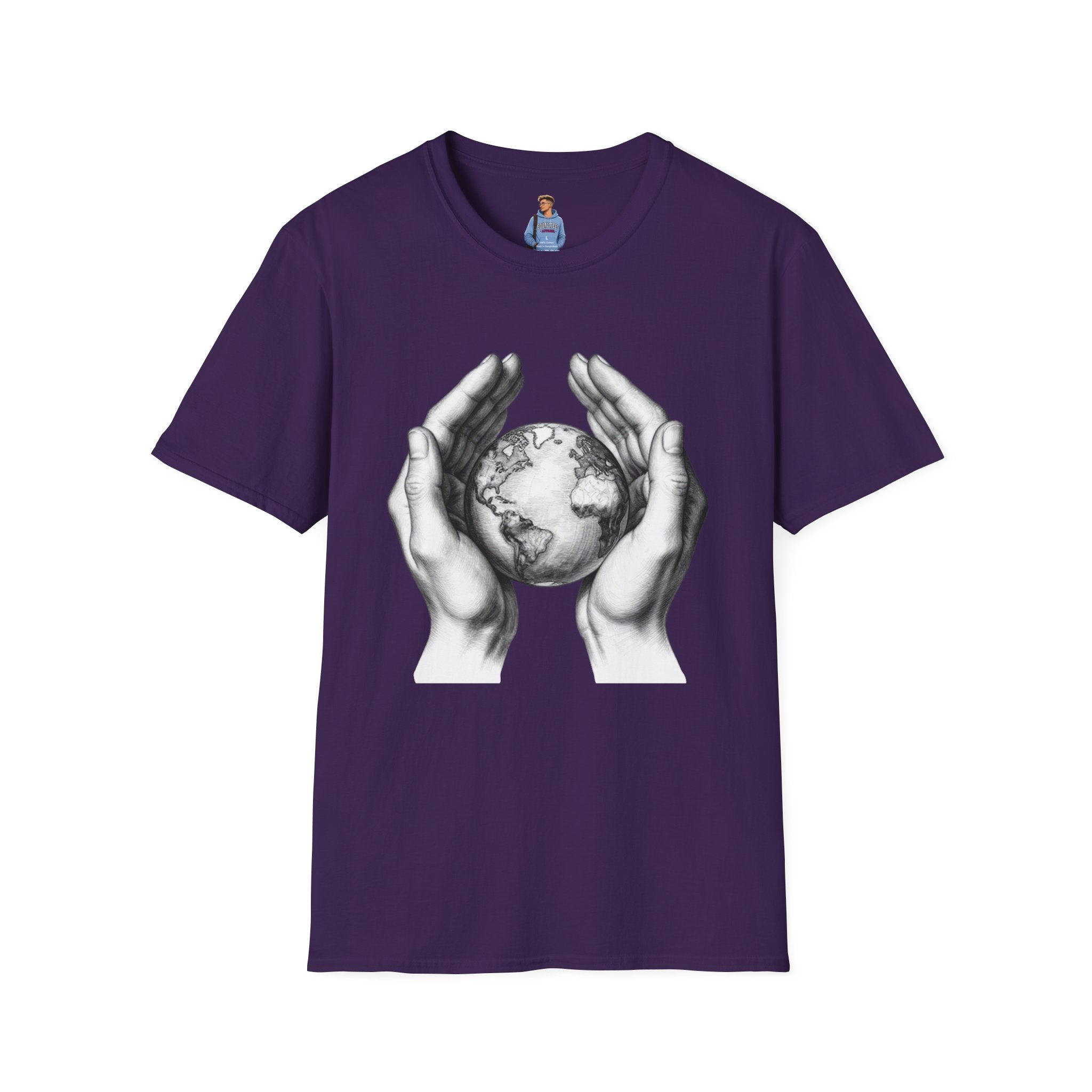 Earth in Your Hands T-Shirt — Protect the Planet Graphic Tee