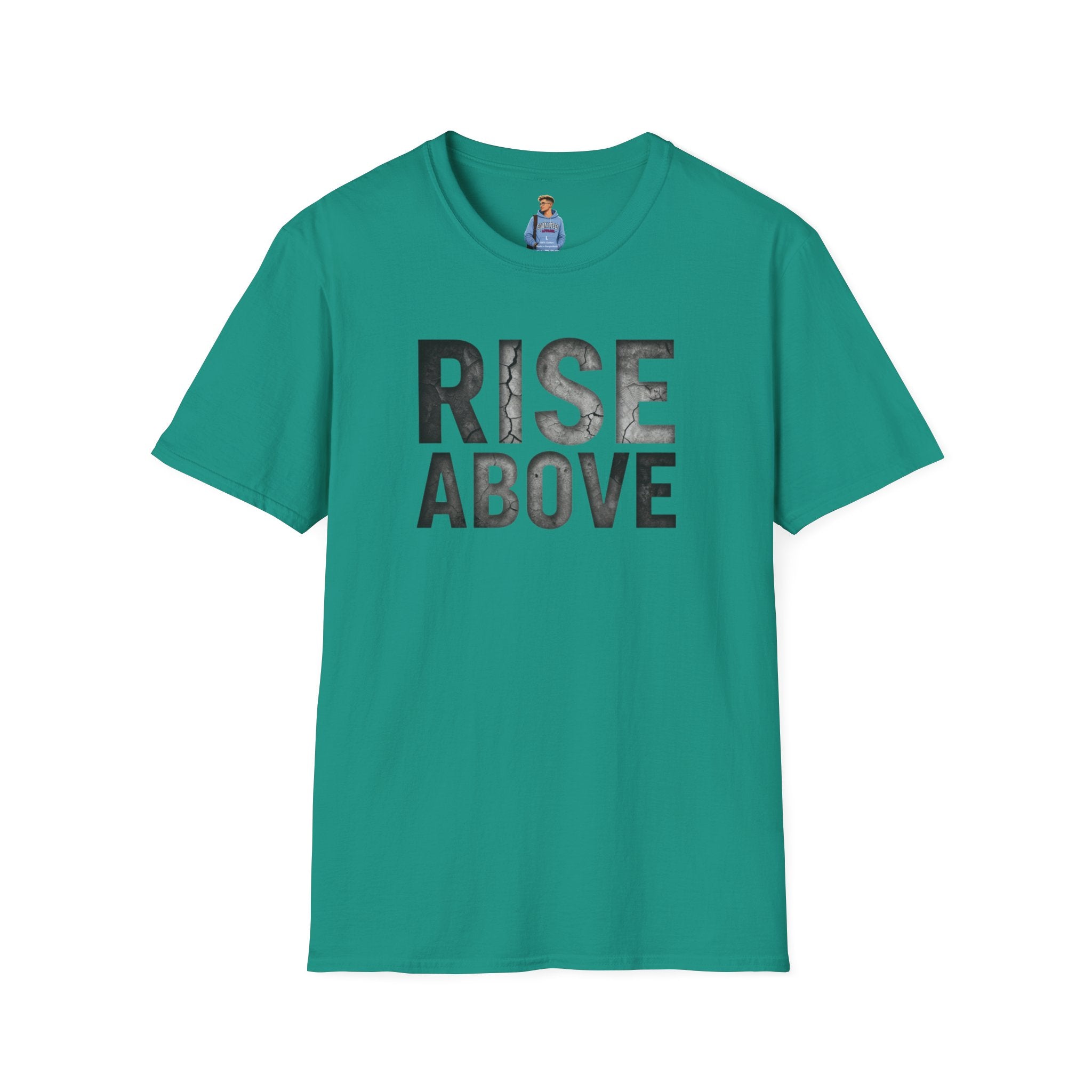 Rise Above Motivational Graphic T-Shirt