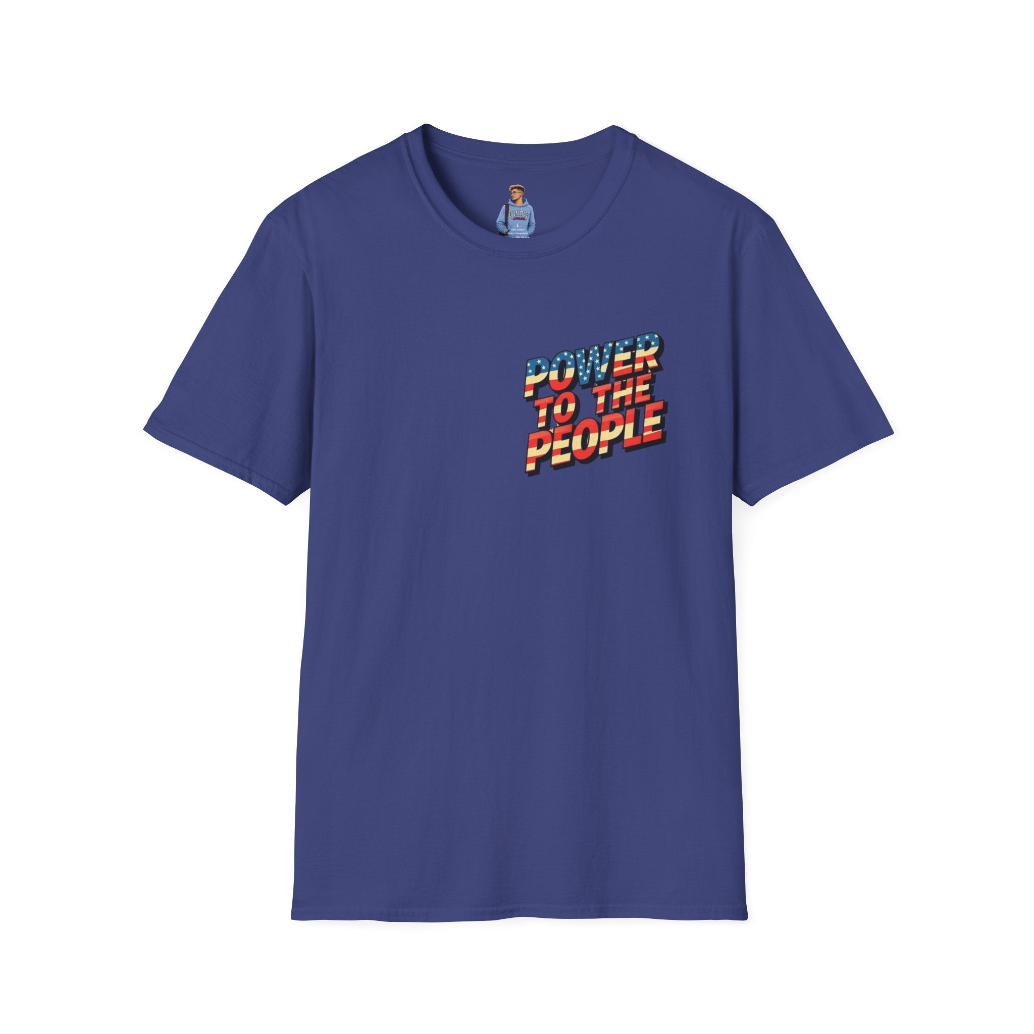 Camiseta unisex de estilo suave Power to the People, camiseta clásica de protesta