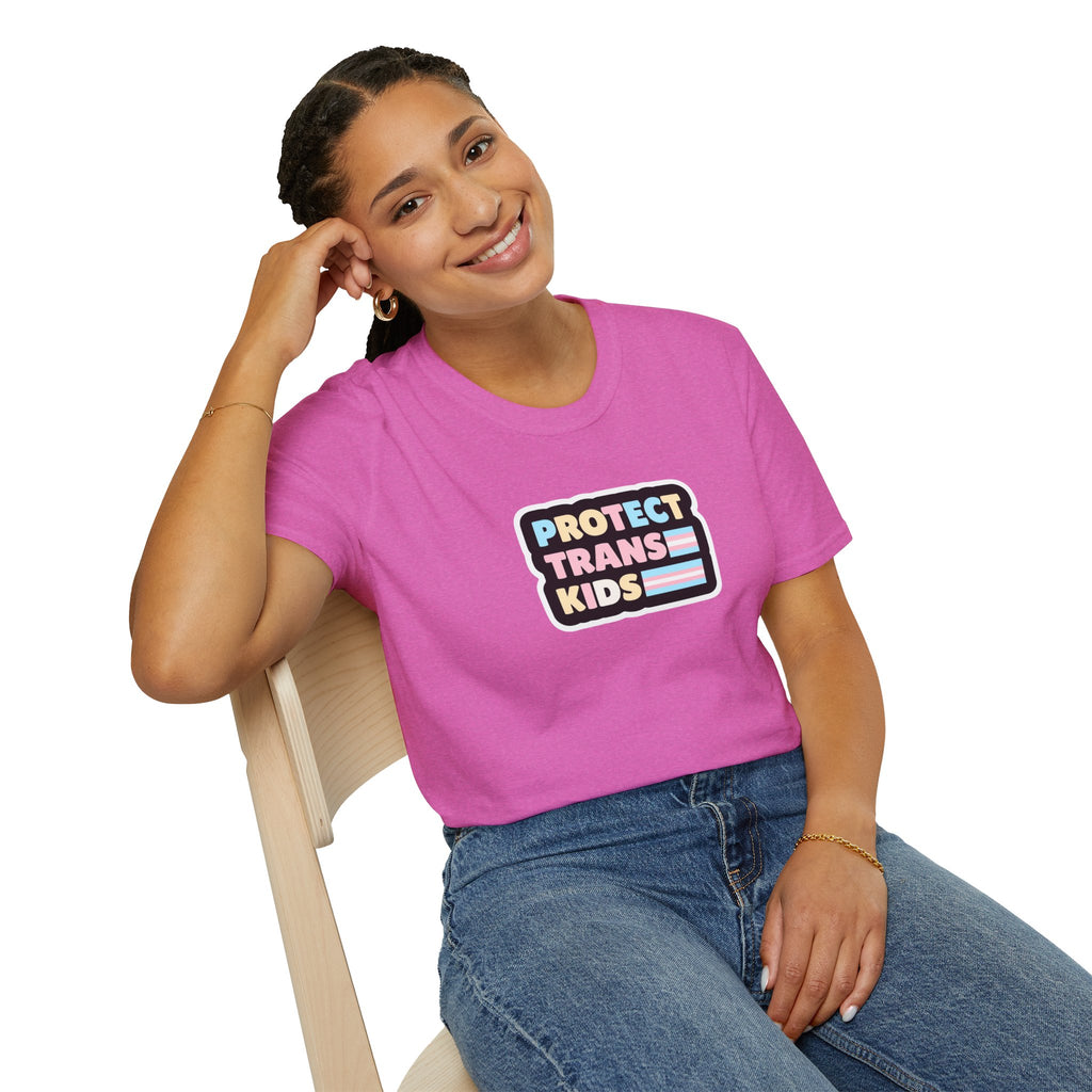 Camiseta unisex de estilo suave "Protect Trans Kids" - Empowerment &amp; Pride Apparel