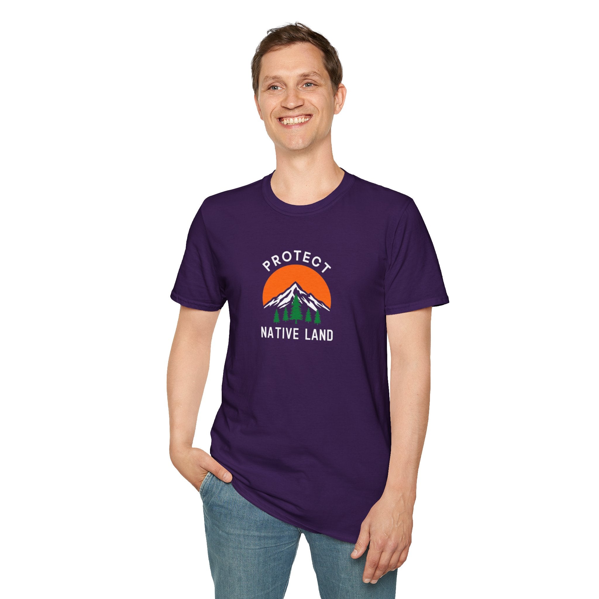 Protect Native Land Softstyle Unisex T-shirt