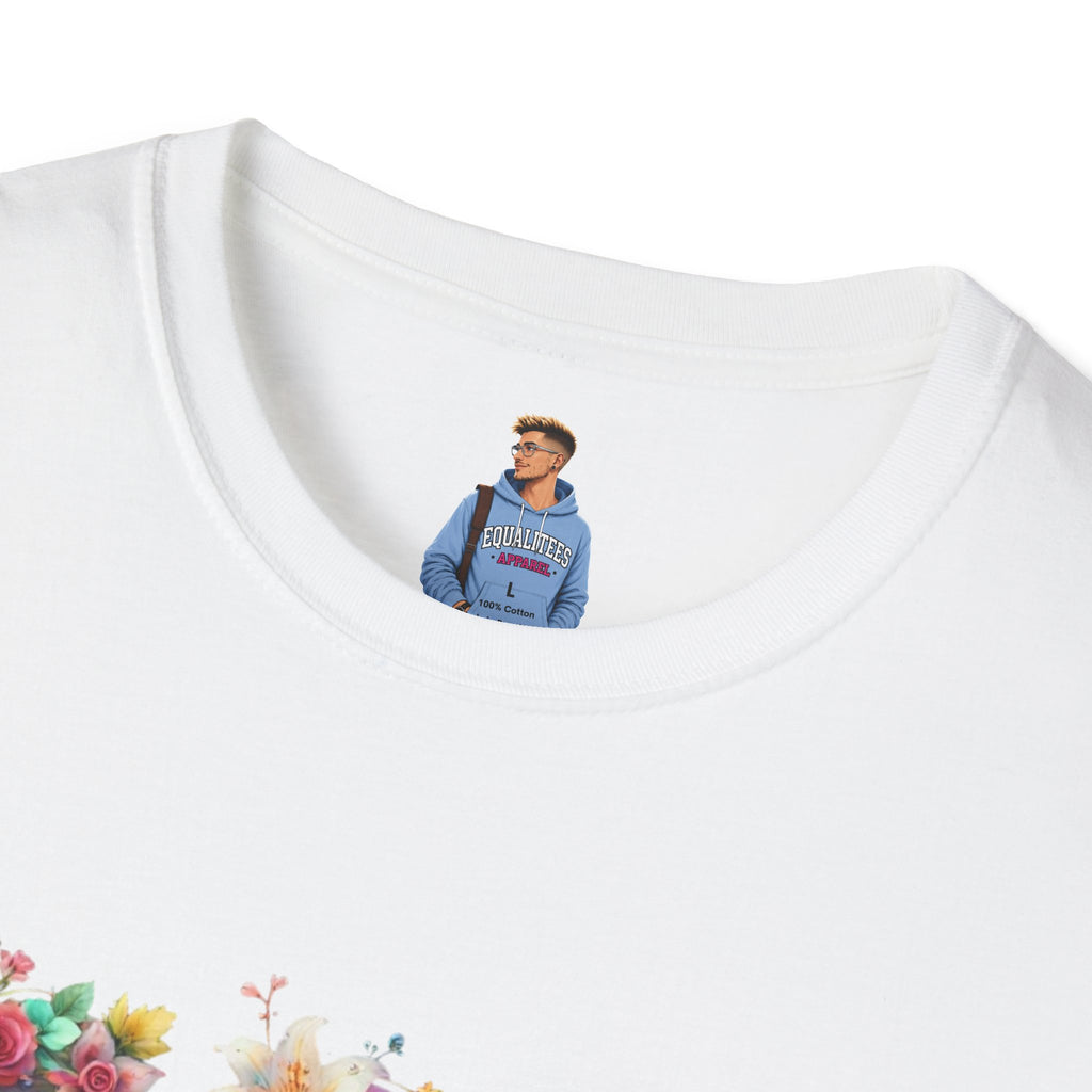 FDT Bold Floral Typography T-Shirt