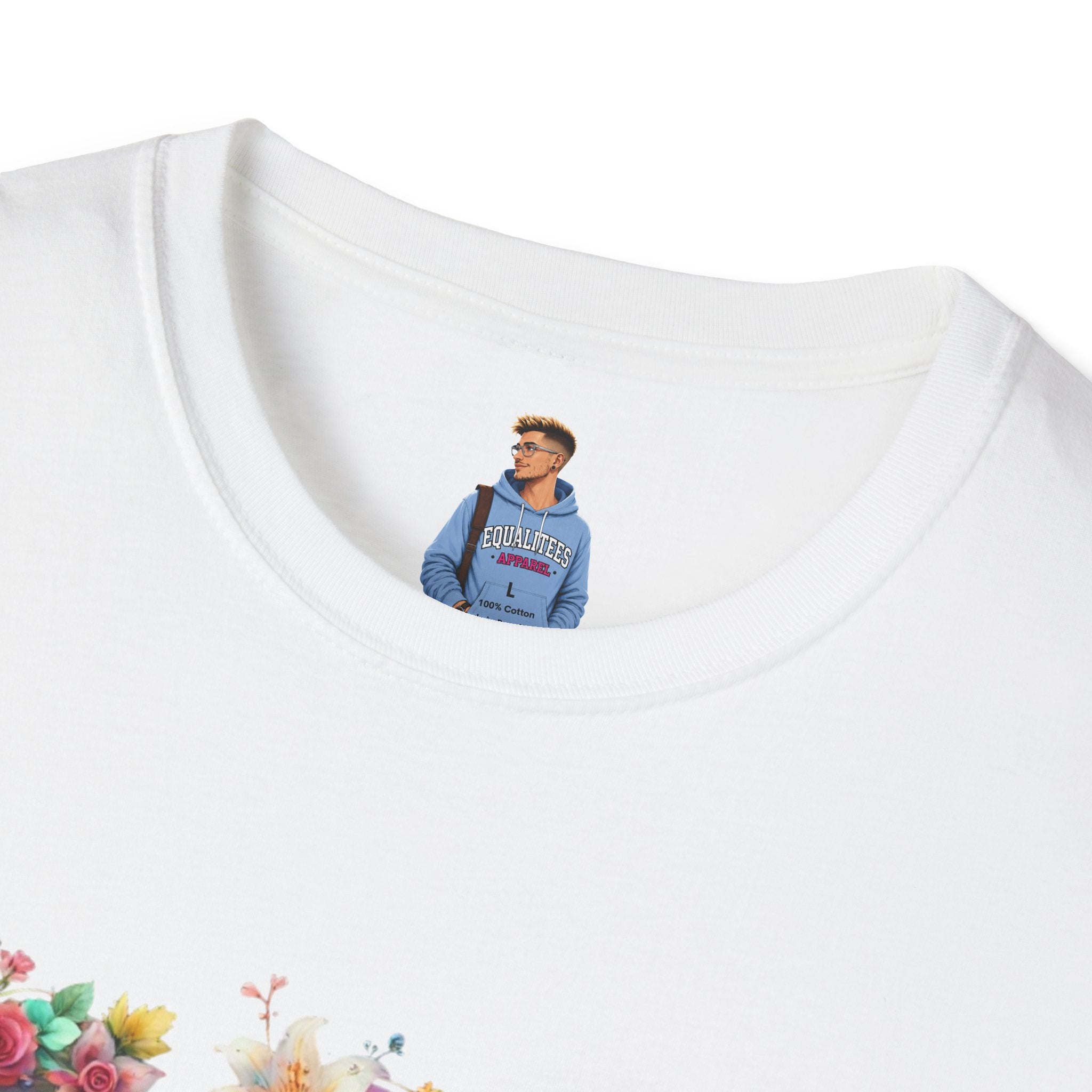FDT Bold Floral Typography T-Shirt