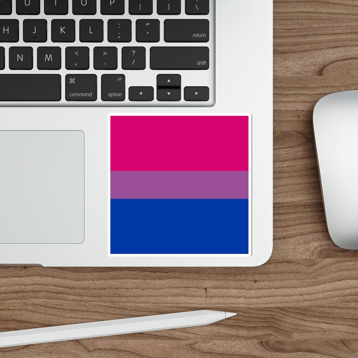Die-Cut Stickers - Bisexual Pride Flag - EqualiTees.Me
