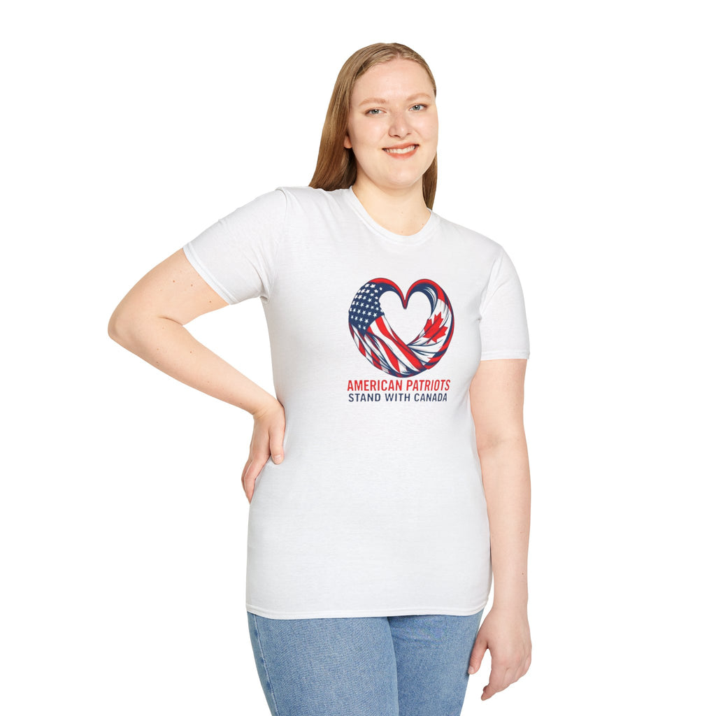 American Patriots Stand with Canada T-shirt