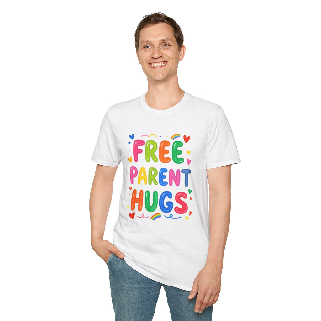 Free Parent Hugs Affirming T-Shirt
