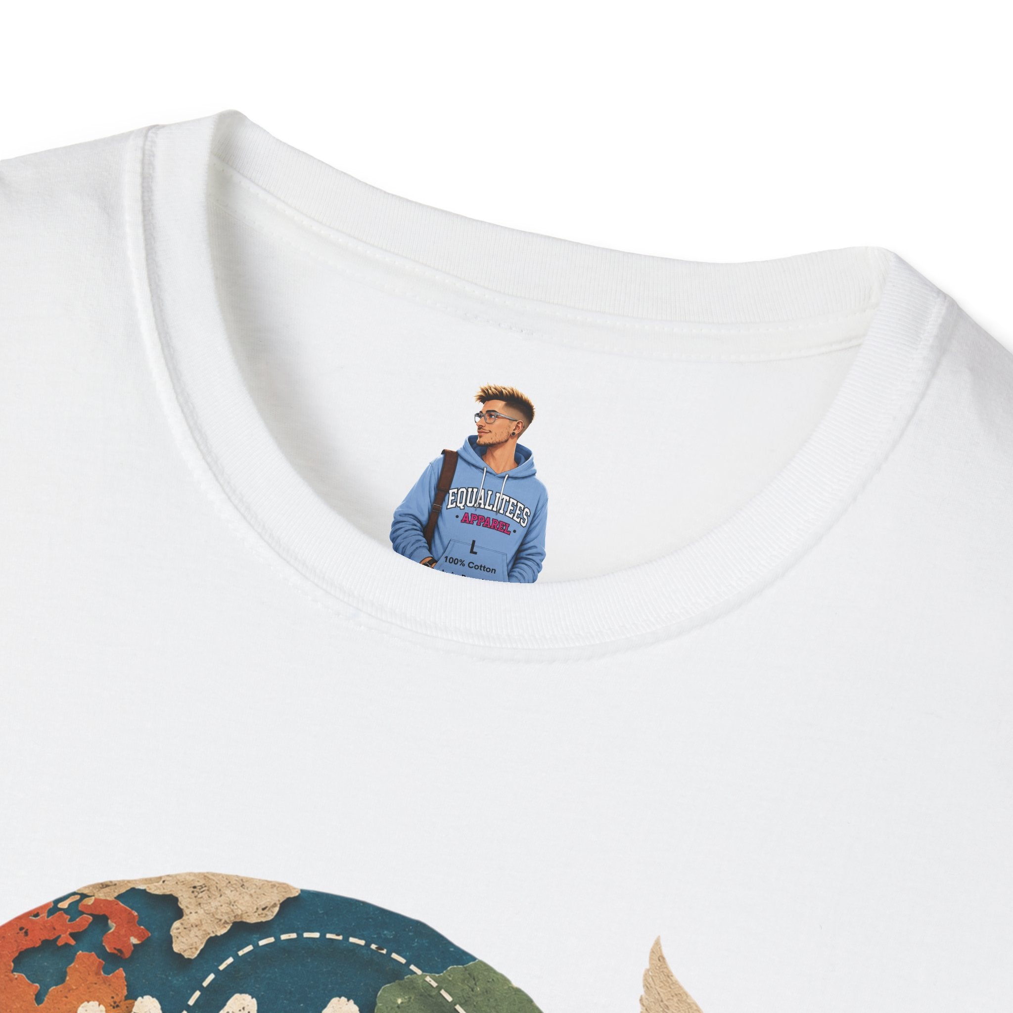 Humanity Has No Borders T-Shirt — Earth & Peace Graphic Tee