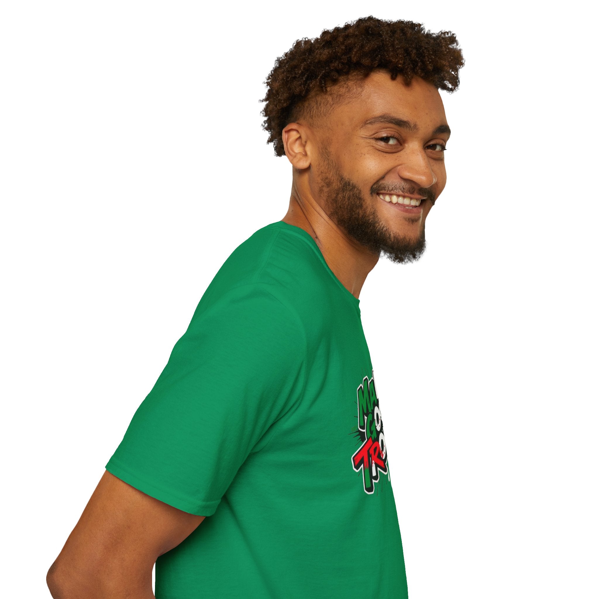 Camiseta unisex de estilo suave Make Good Trouble | Divertida camiseta gráfica para activistas y creadores de tendencias