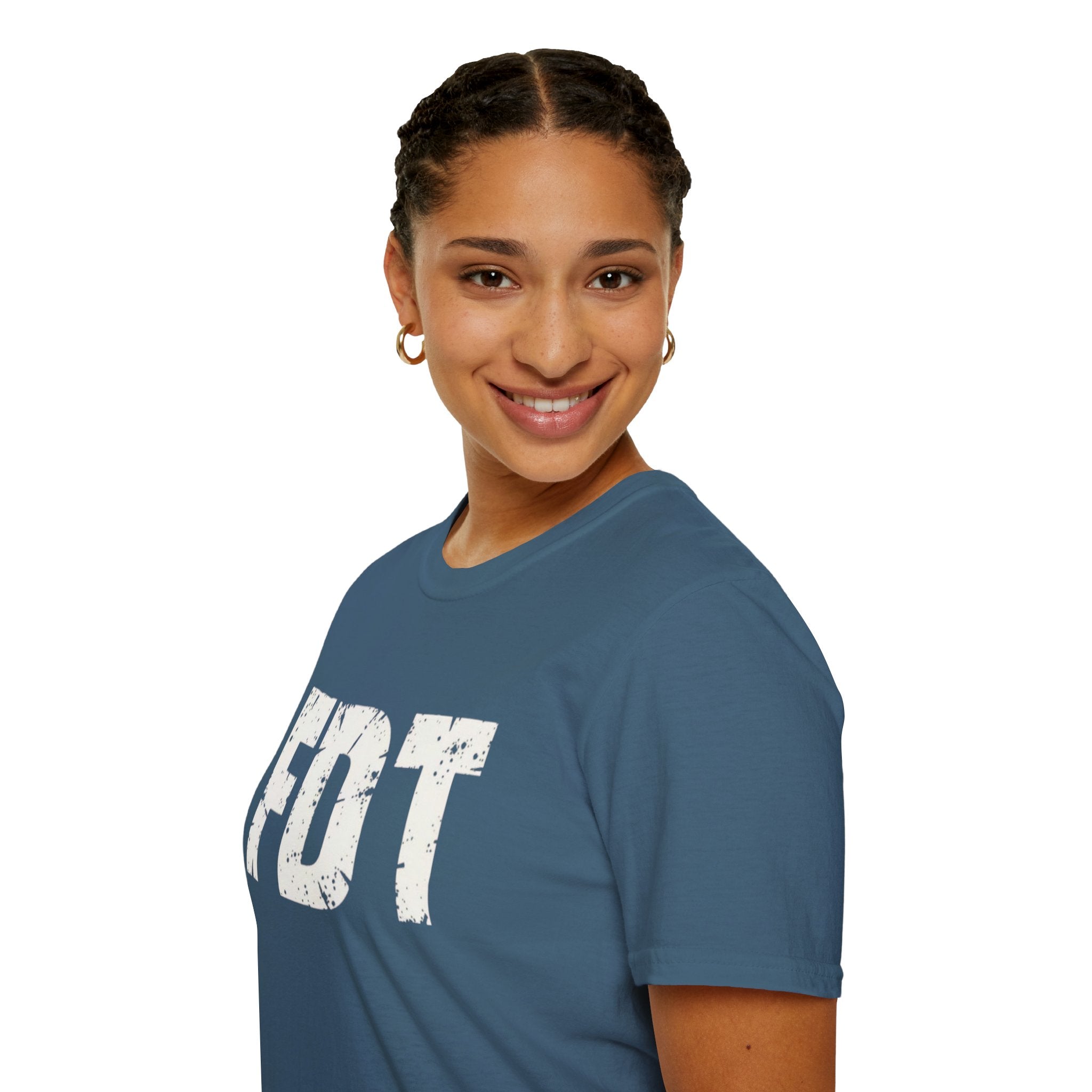 FDT Political Protest Distressed Graphic T-Shirt