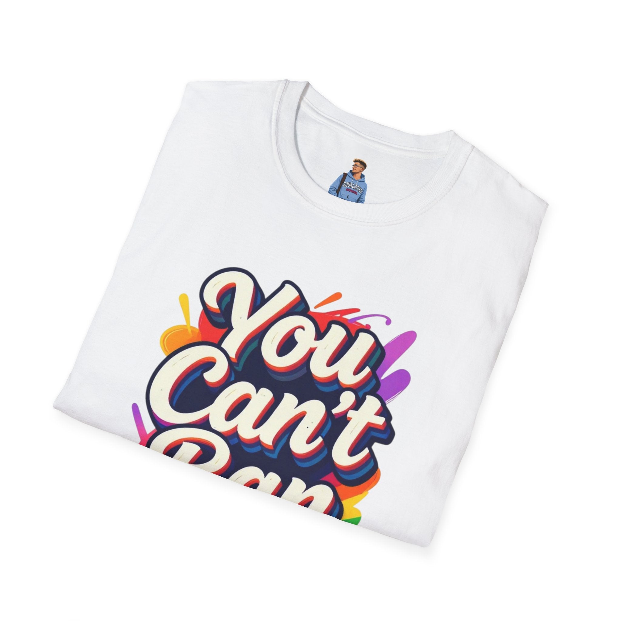 You Can't Ban Love T‑Shirt — Rainbow LGBTQ+ Pride Graphic Tee