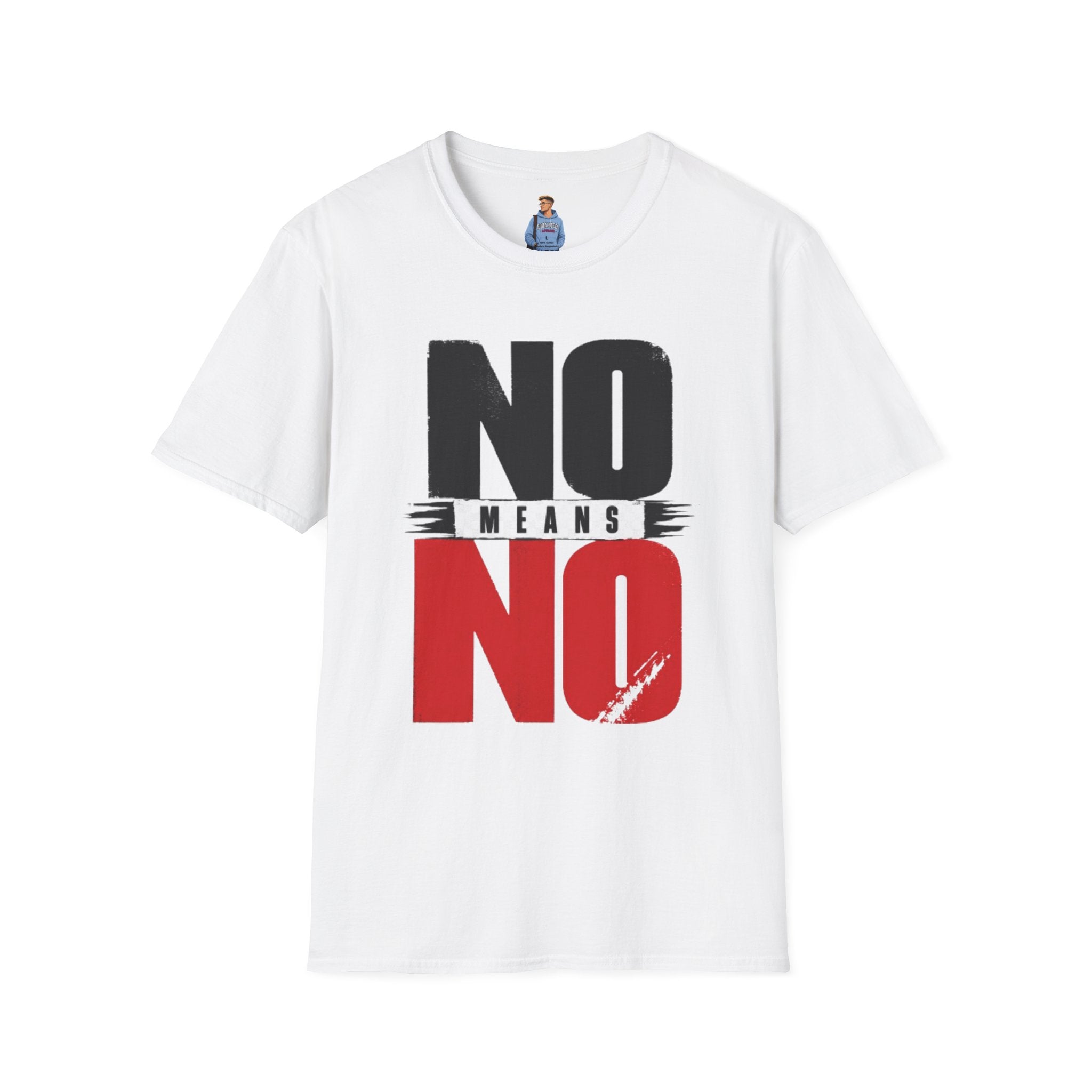 NO Means NO T-Shirt — Consent Awareness Graphic Tee