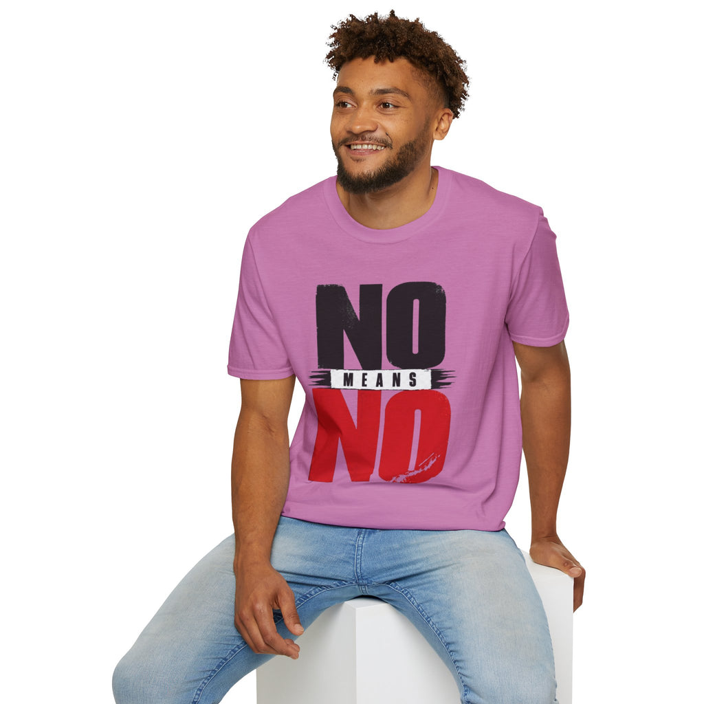 NO Means NO T-Shirt — Consent Awareness Graphic Tee