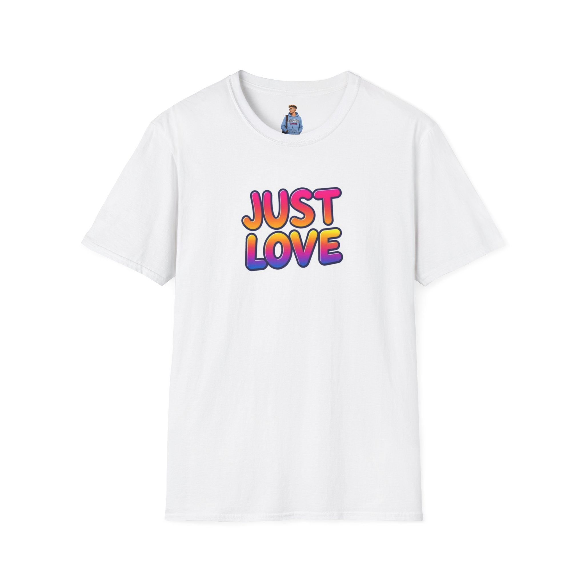 Just Love Unisex Softstyle T-Shirt | Perfect for Pride, Anniversaries, and Everyday Wear