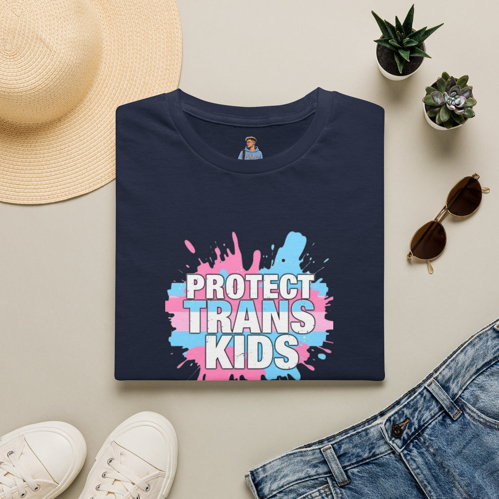 Camiseta unisex infantil "Protect Trans" - Ropa de apoyo LGBTQ+