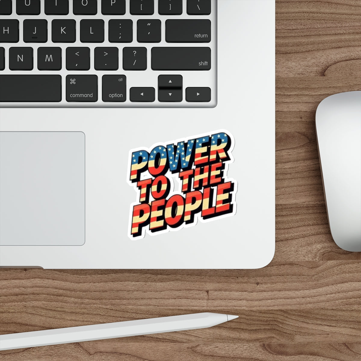 Die-Cut Stickers -  Power to the People - EqualiTees.Me