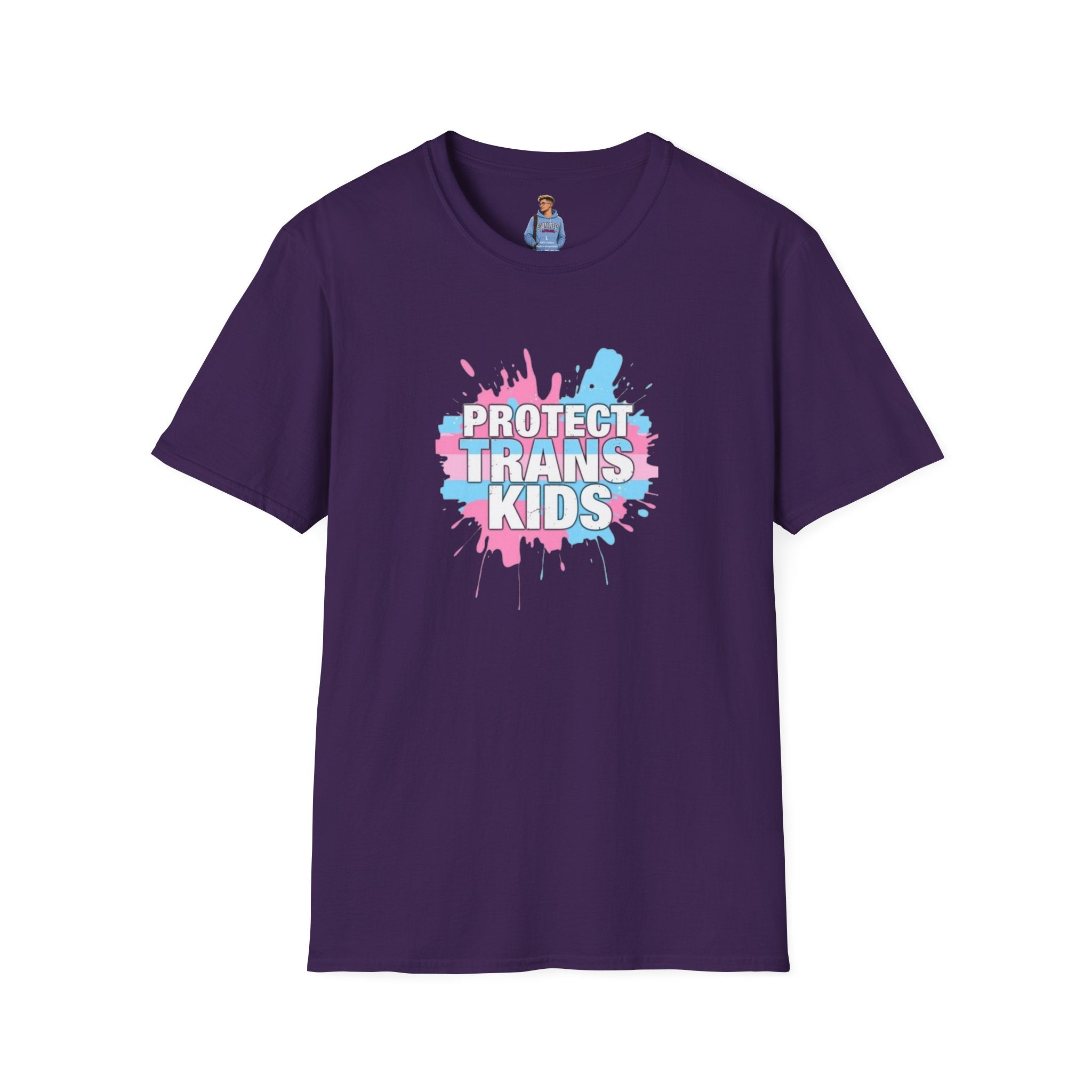 Camiseta unisex infantil "Protect Trans" - Ropa de apoyo LGBTQ+