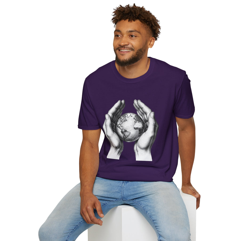 Earth in Your Hands T-Shirt — Protect the Planet Graphic Tee