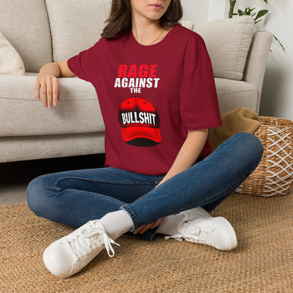 Camiseta unisex Softstyle - Camiseta gráfica "Rage Against the BS"