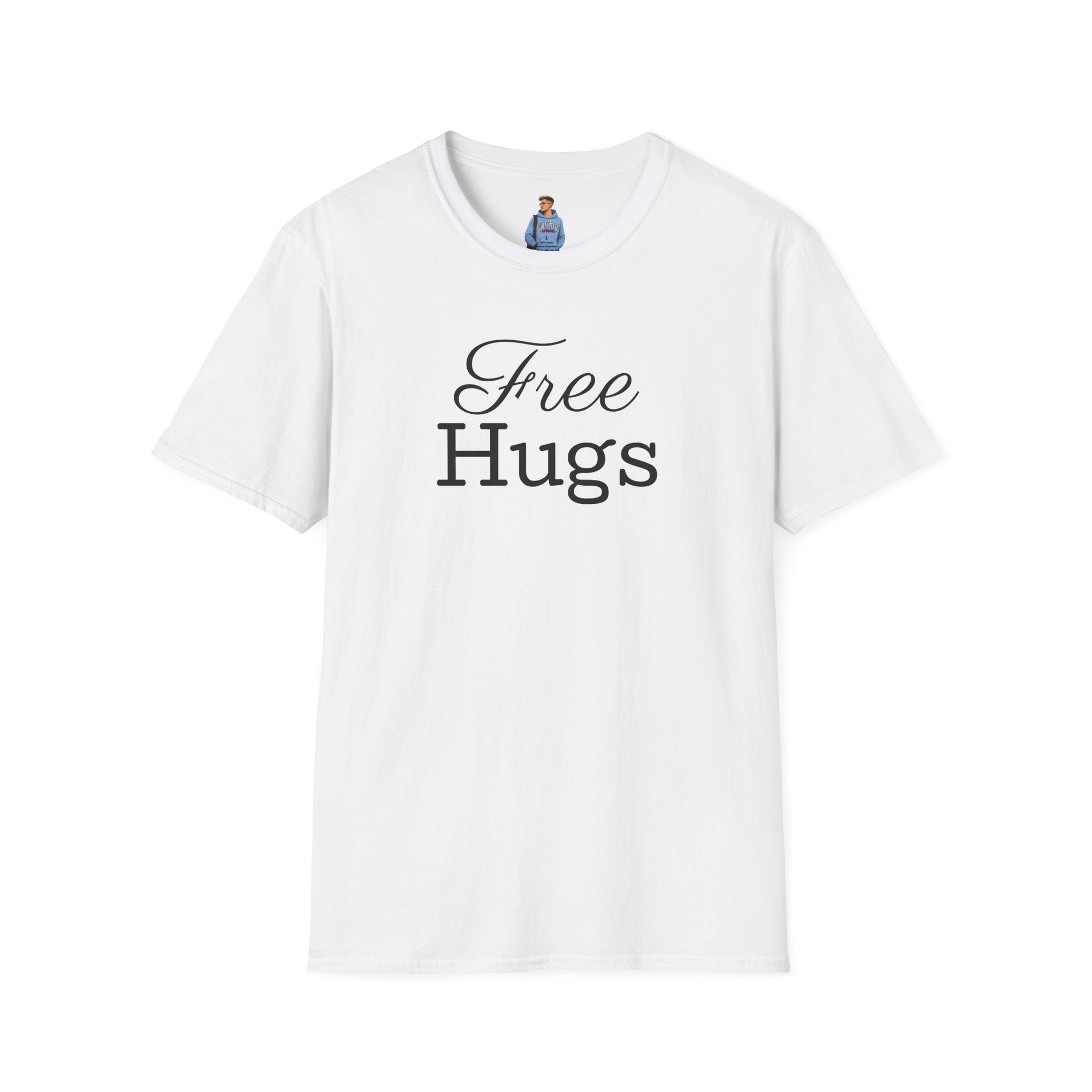 Camiseta unisex de estilo suave con mensaje de apoyo emocional