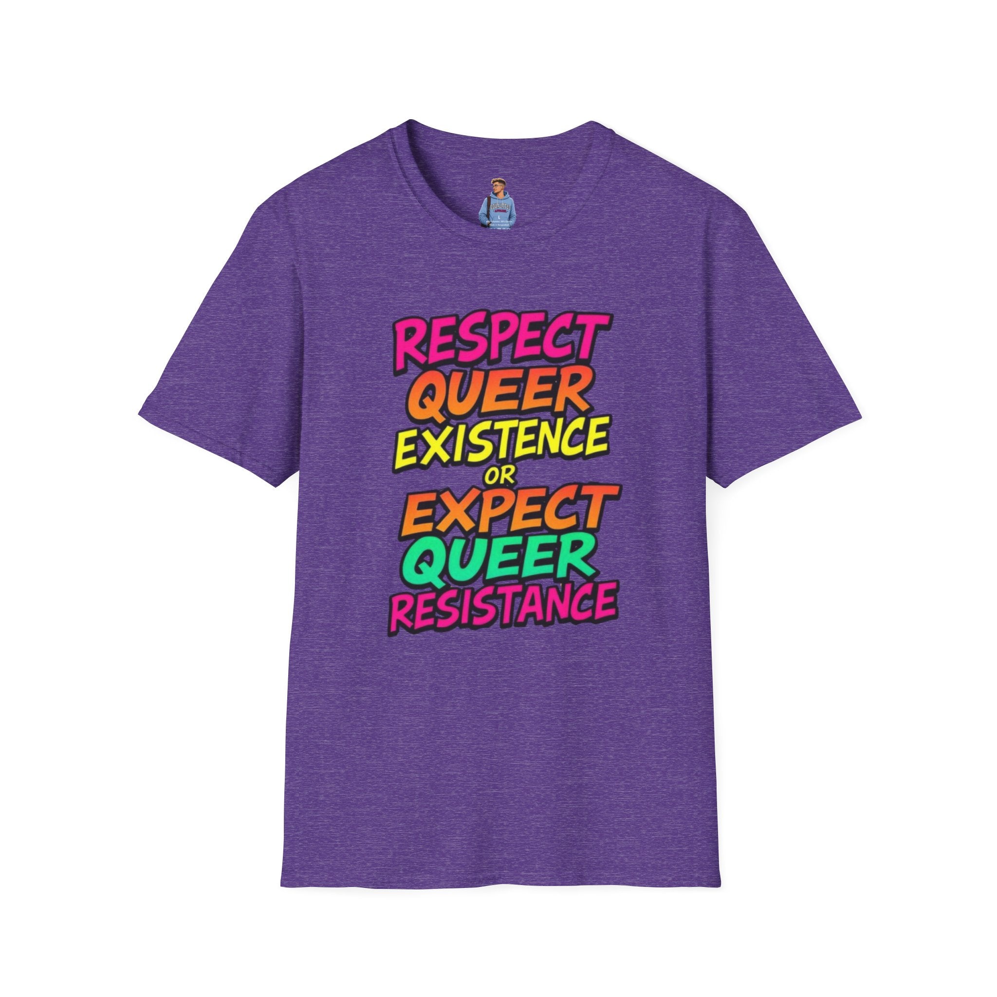Respect Queer Existence or Expect Queer Resistance T-Shirt