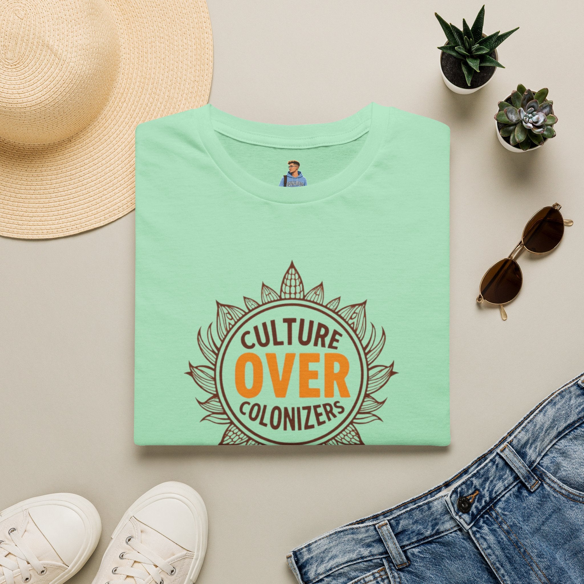 Culture Over Colonizers Unisex Softstyle T-Shirt