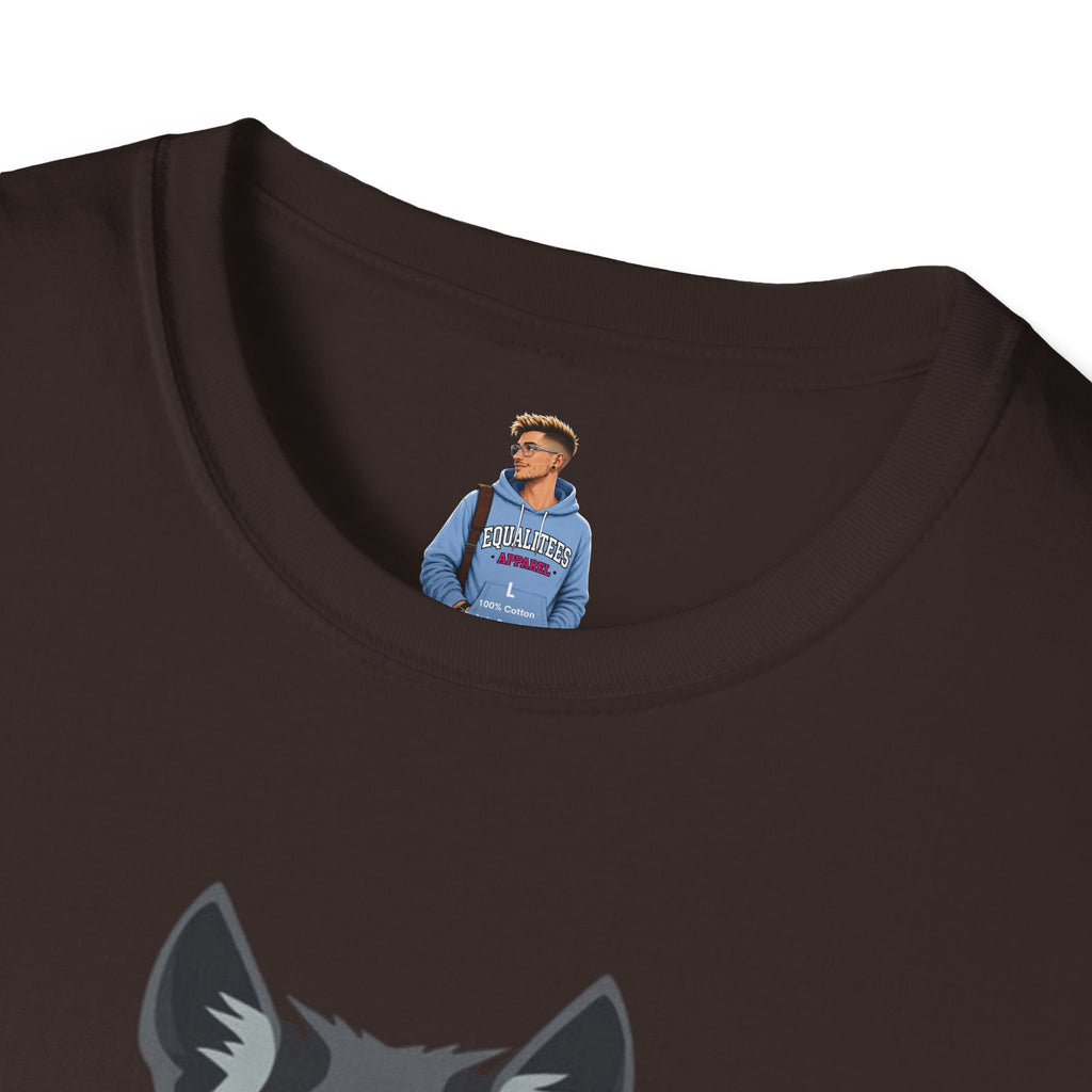 Mystical Wolf Design Unisex Softstyle T-shirt